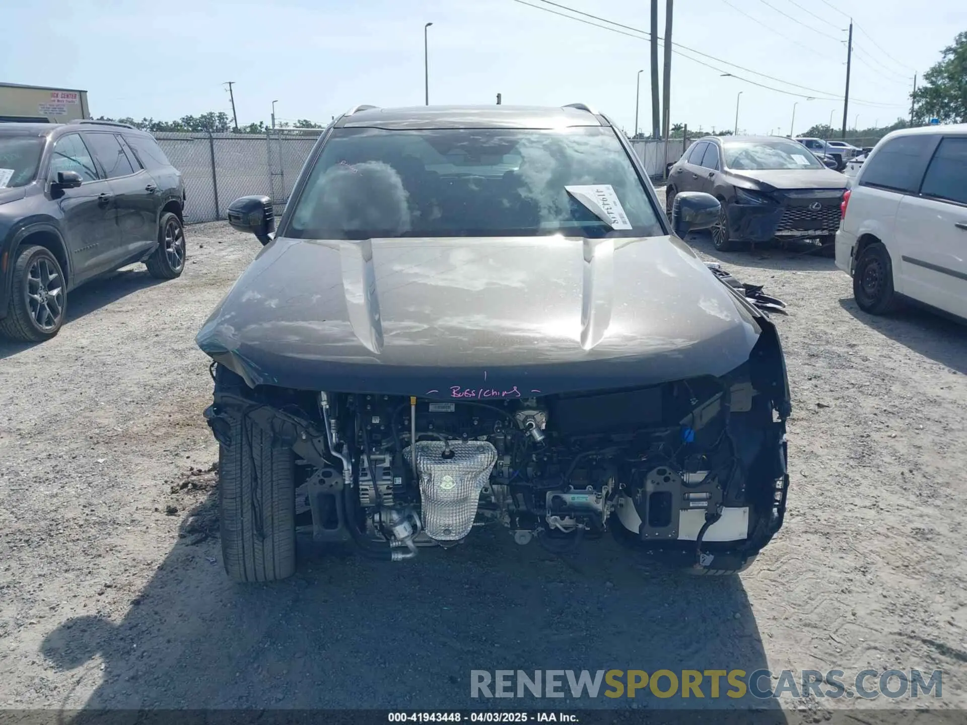 13 fotografías del automóvil dañado 5XYP64GCXSG593593 KIA TELLURIDE 2025