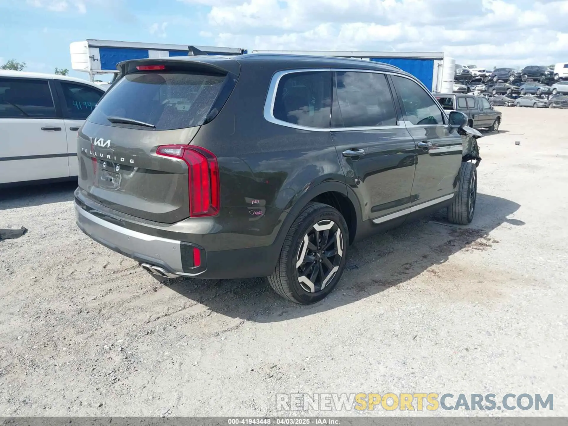 4 fotografías del automóvil dañado 5XYP64GCXSG593593 KIA TELLURIDE 2025