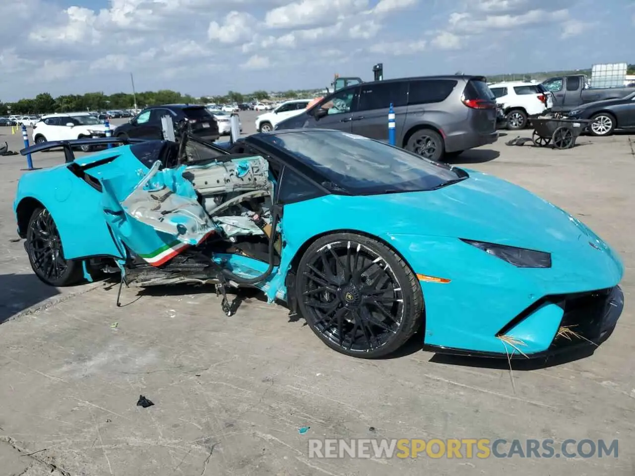 4 fotografías del automóvil dañado ZHWUS4ZF3KLA12102 LAMBORGHINI ALL MODELS 2019