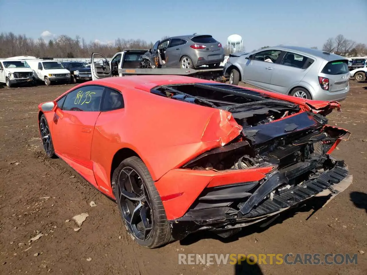 3 fotografías del automóvil dañado ZHWUF4ZFXLLA12782 LAMBORGHINI ALL MODELS 2020
