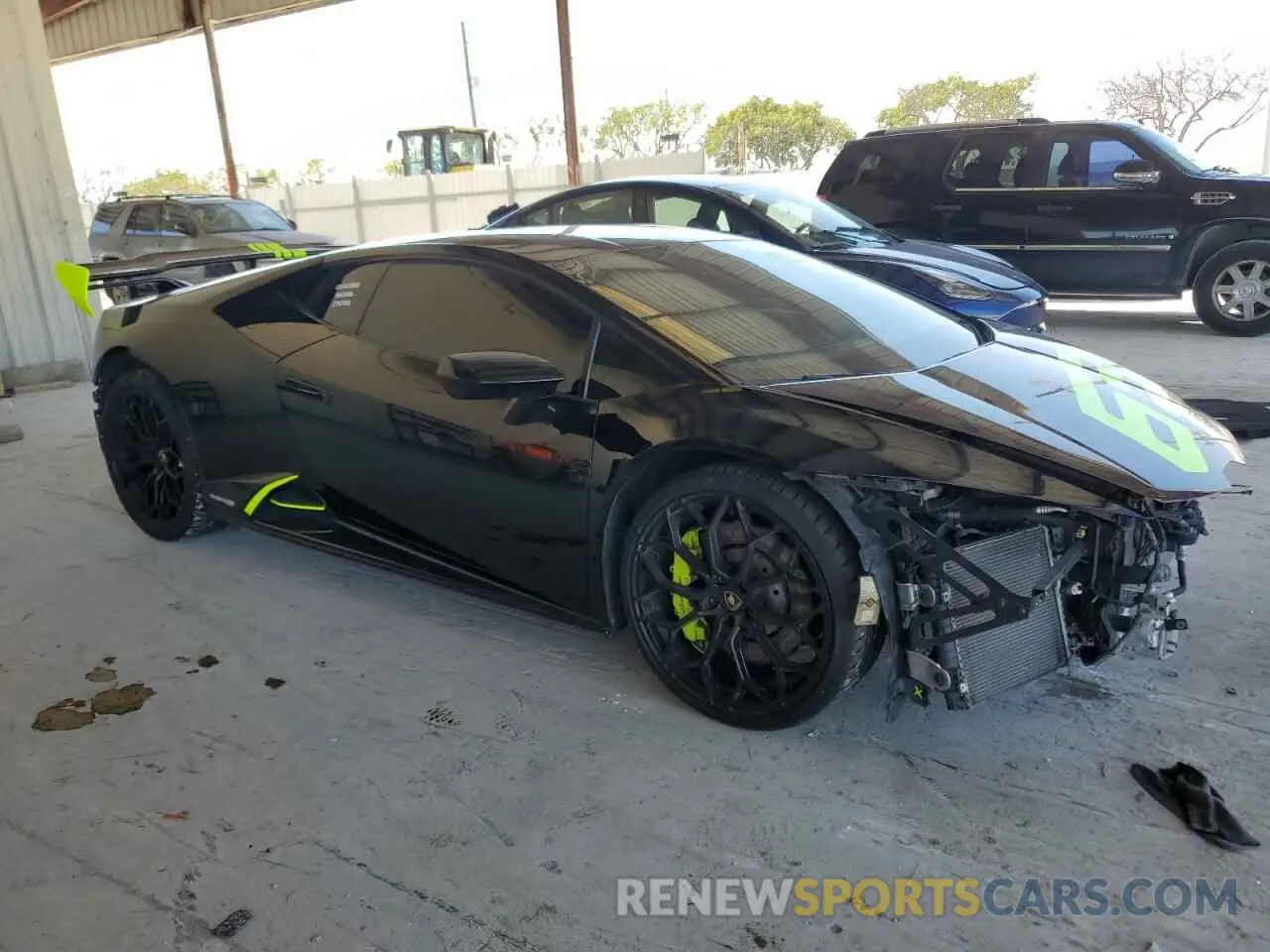 4 fotografías del automóvil dañado ZHWUF5ZF0MLA15889 LAMBORGHINI ALL MODELS 2021