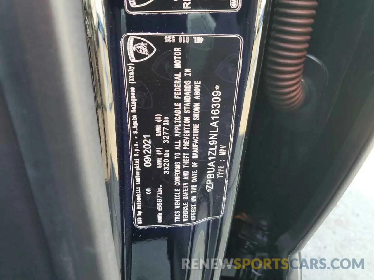 13 fotografías del automóvil dañado ZPBUA1ZL9NLA16309 LAMBORGHINI ALL MODELS 2022