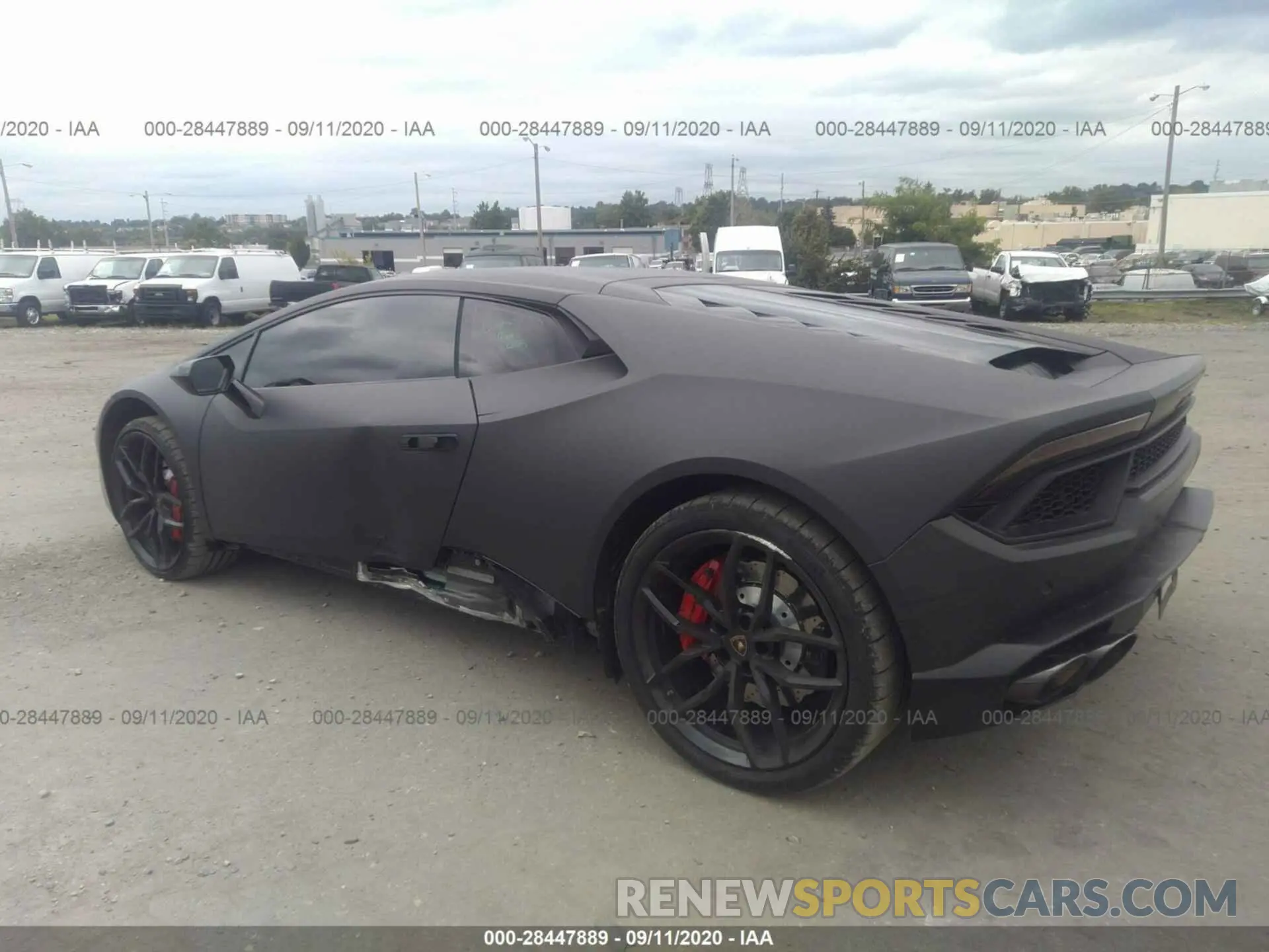 3 fotografías del automóvil dañado ZHWUC2ZF5KLA11938 LAMBORGHINI HURACAN 2019