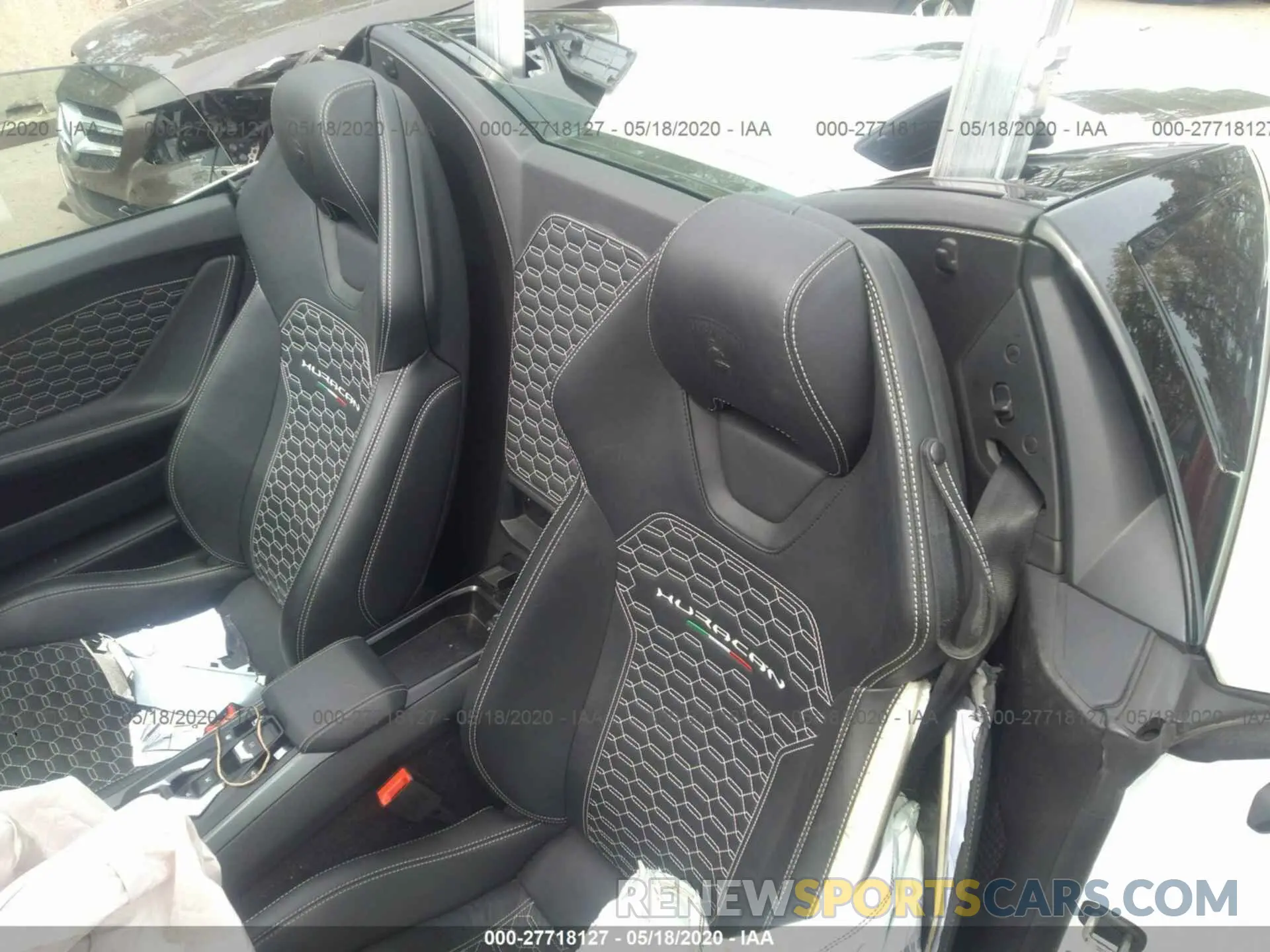 8 fotografías del automóvil dañado ZHWUR2ZF4KLA12531 LAMBORGHINI HURACAN 2019