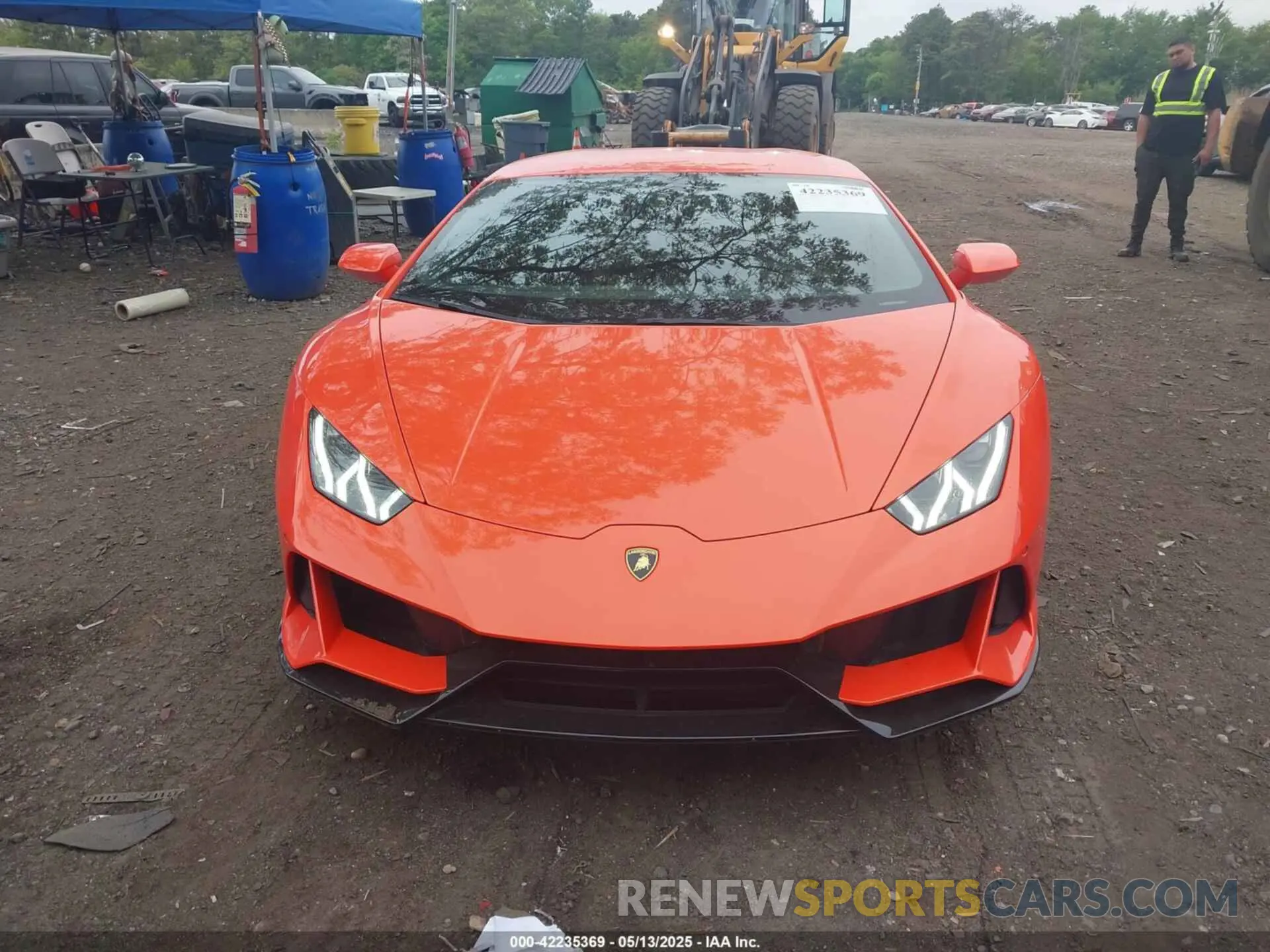 12 fotografías del automóvil dañado ZHWUF4ZF6LLA13783 LAMBORGHINI HURACAN EVO 2020