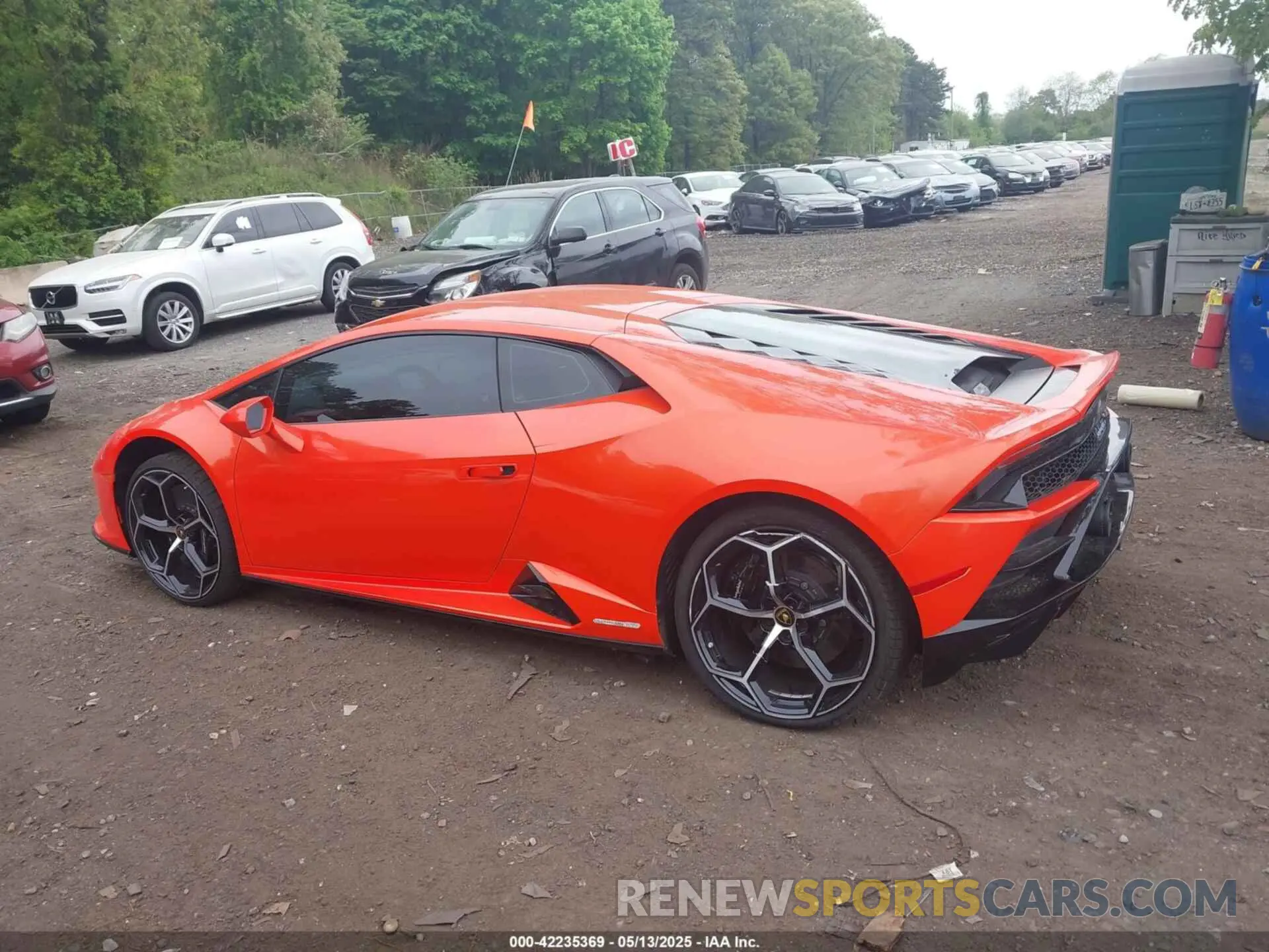 14 fotografías del automóvil dañado ZHWUF4ZF6LLA13783 LAMBORGHINI HURACAN EVO 2020