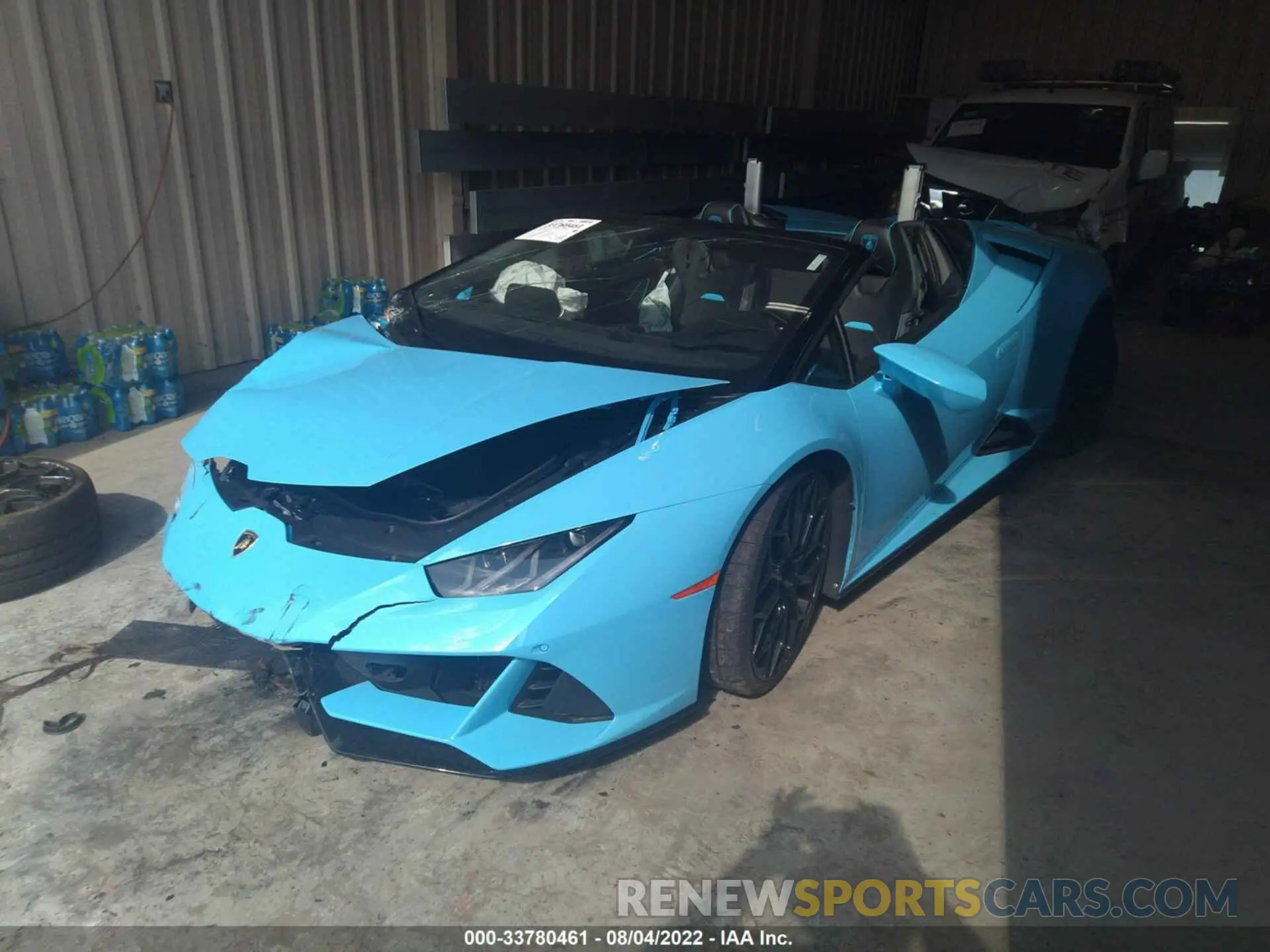 2 fotografías del automóvil dañado ZHWUT4ZF9LLA14659 LAMBORGHINI HURACAN EVO 2020