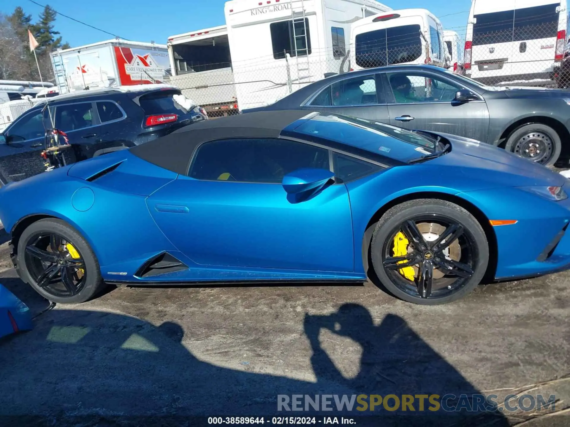 14 fotografías del automóvil dañado ZHWUT5ZF7LLA15167 LAMBORGHINI HURACAN EVO 2020