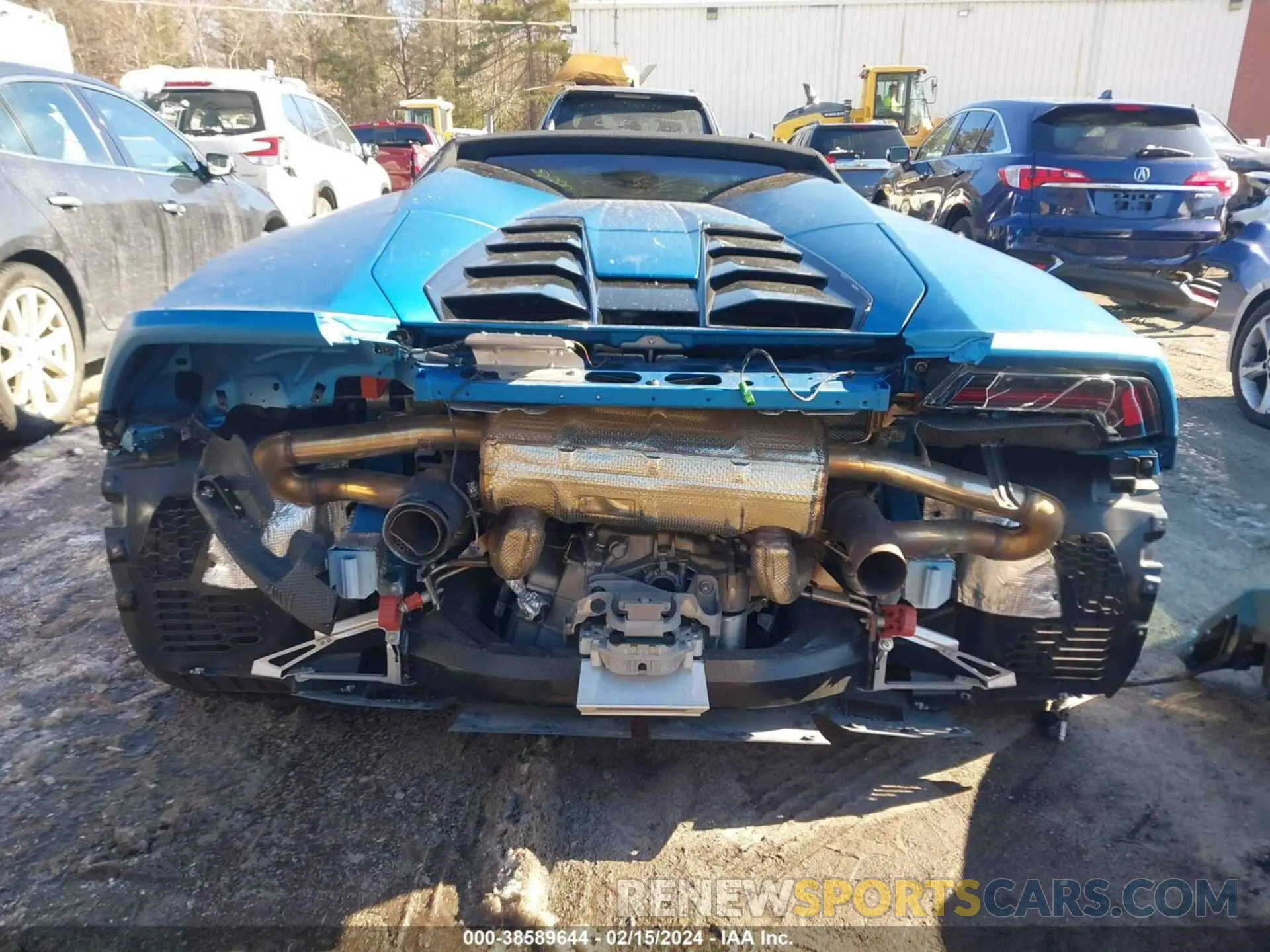 17 fotografías del automóvil dañado ZHWUT5ZF7LLA15167 LAMBORGHINI HURACAN EVO 2020