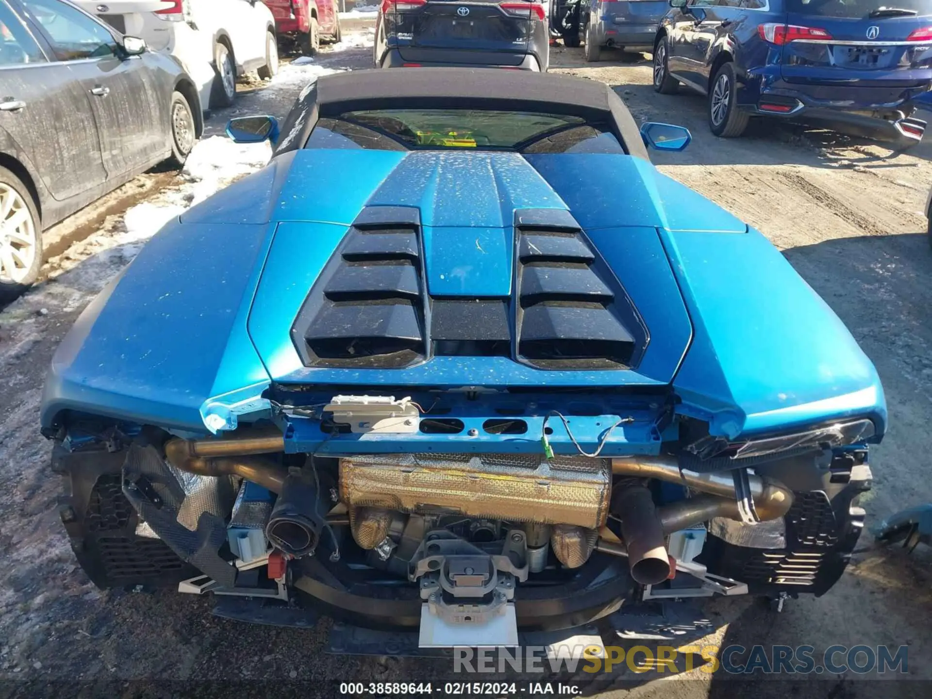 8 fotografías del automóvil dañado ZHWUT5ZF7LLA15167 LAMBORGHINI HURACAN EVO 2020