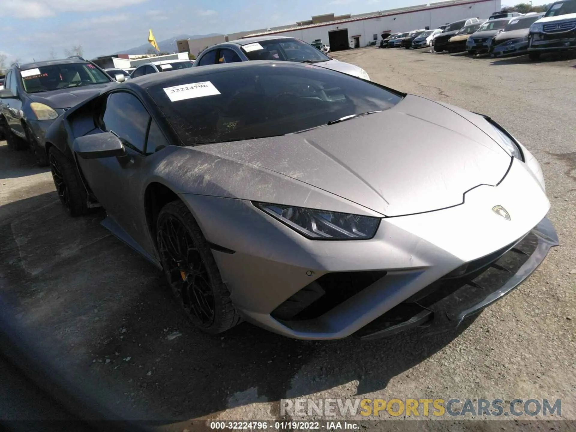 1 fotografías del automóvil dañado ZHWUF5ZF8MLA17387 LAMBORGHINI HURACAN EVO 2021