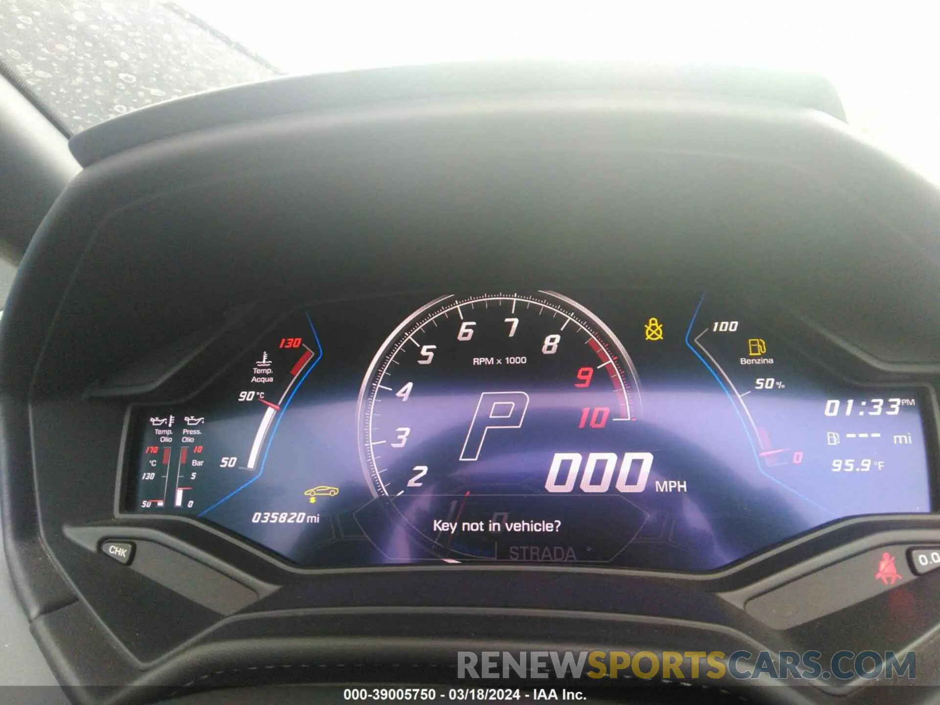 7 fotografías del automóvil dañado ZHWUT5ZF5MLA17050 LAMBORGHINI HURACAN EVO 2021