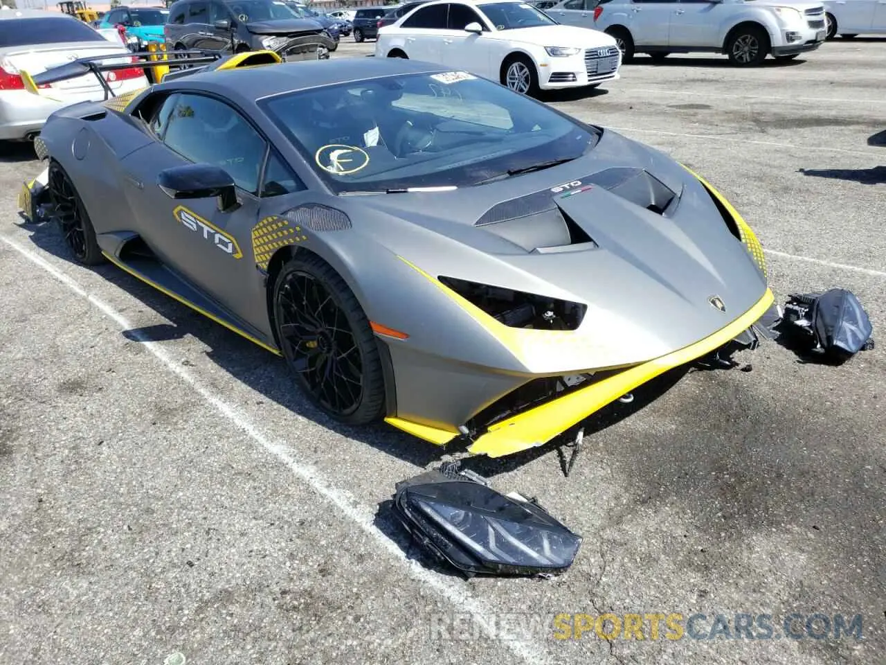 1 fotografías del automóvil dañado ZHWUA6ZX9NLA18143 LAMBORGHINI HURACAN ST 2022