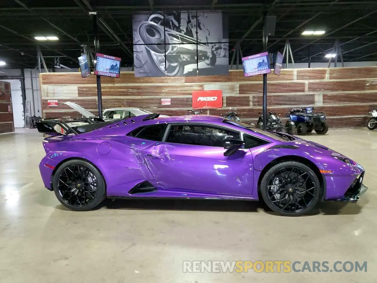 1 fotografías del automóvil dañado ZHWUA6ZX7PLA21724 LAMBORGHINI HURACAN ST 2023