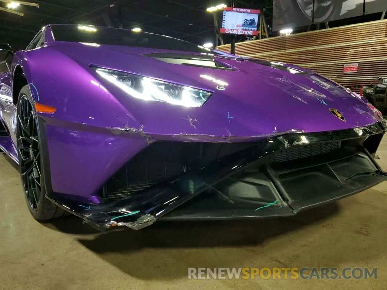 14 fotografías del automóvil dañado ZHWUA6ZX7PLA21724 LAMBORGHINI HURACAN ST 2023