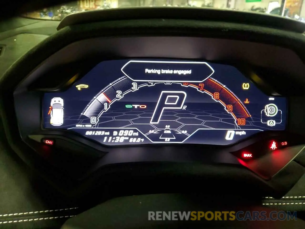 6 fotografías del automóvil dañado ZHWUA6ZX7PLA21724 LAMBORGHINI HURACAN ST 2023