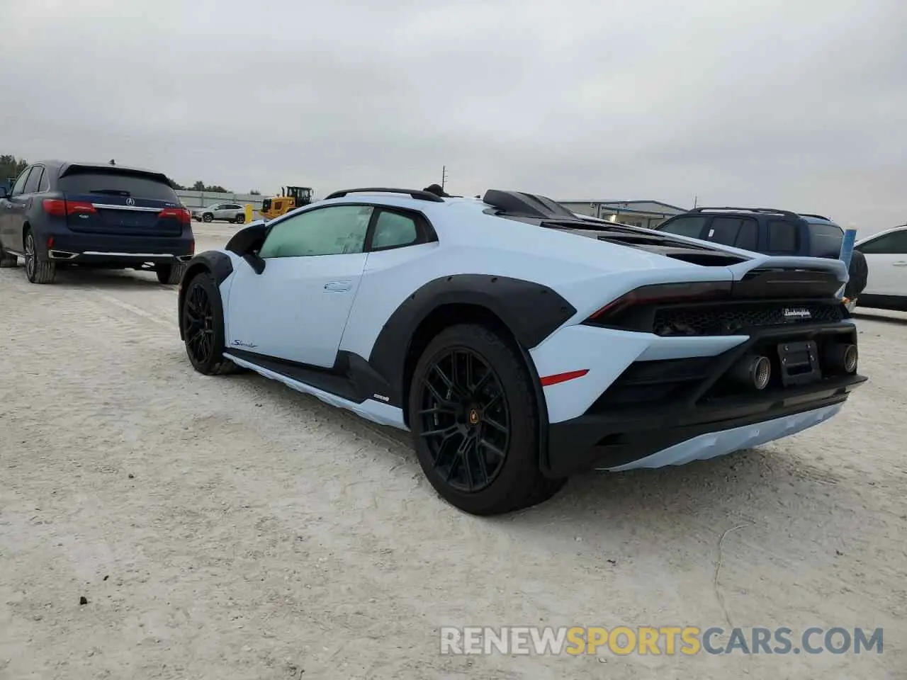 2 fotografías del automóvil dañado ZHWUG7ZF0RLA28142 LAMBORGHINI HURACAN ST 2024