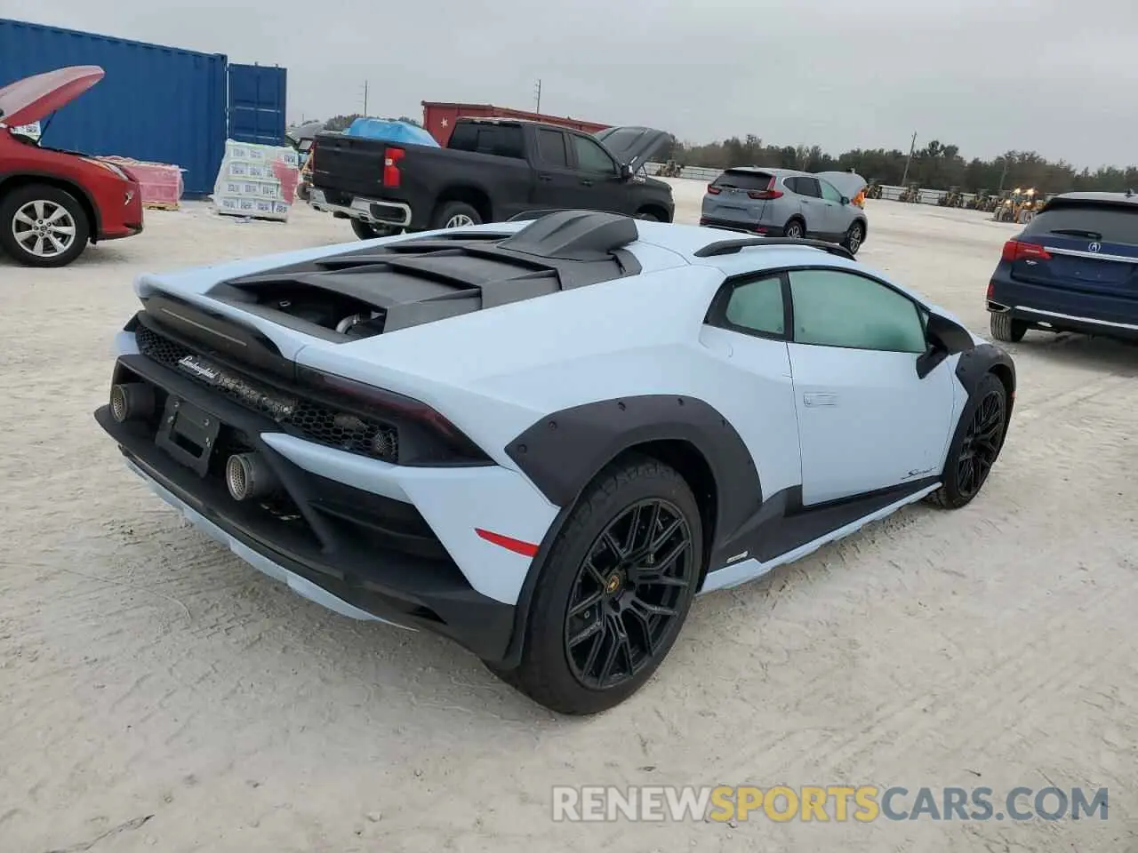 3 fotografías del automóvil dañado ZHWUG7ZF0RLA28142 LAMBORGHINI HURACAN ST 2024