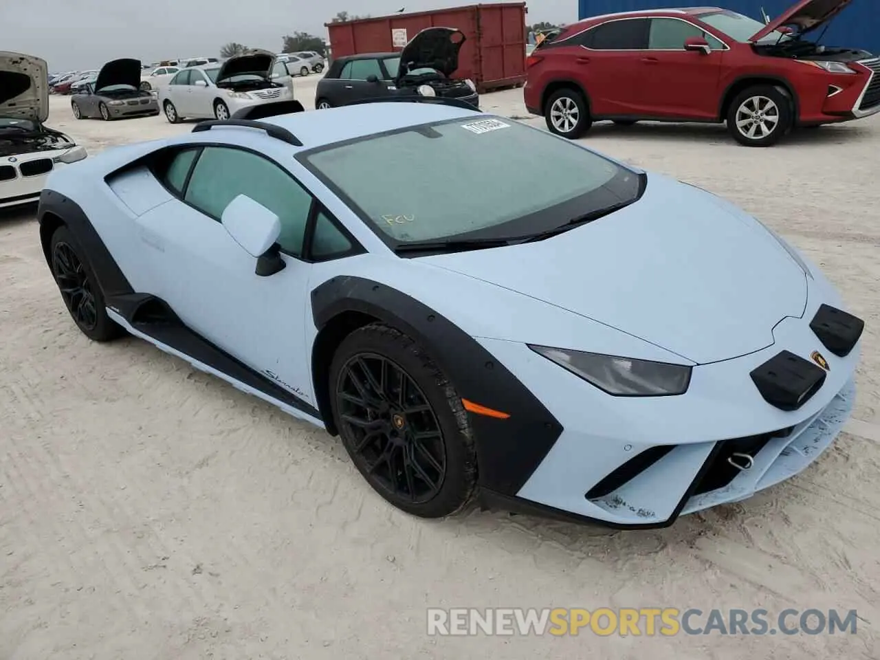 4 fotografías del automóvil dañado ZHWUG7ZF0RLA28142 LAMBORGHINI HURACAN ST 2024