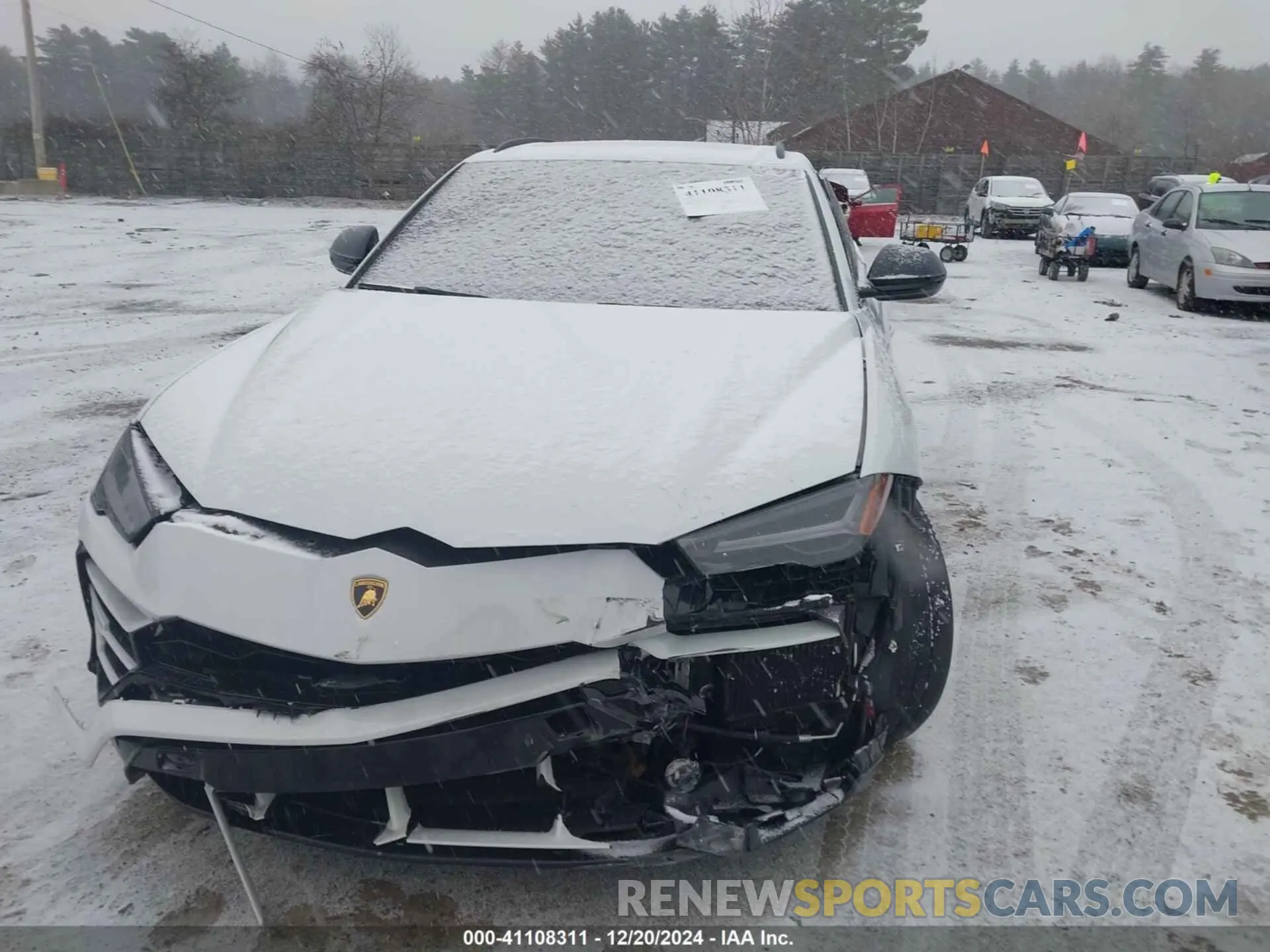 10 fotografías del automóvil dañado ZPBUA1ZL0KLA02164 LAMBORGHINI URUS 2019