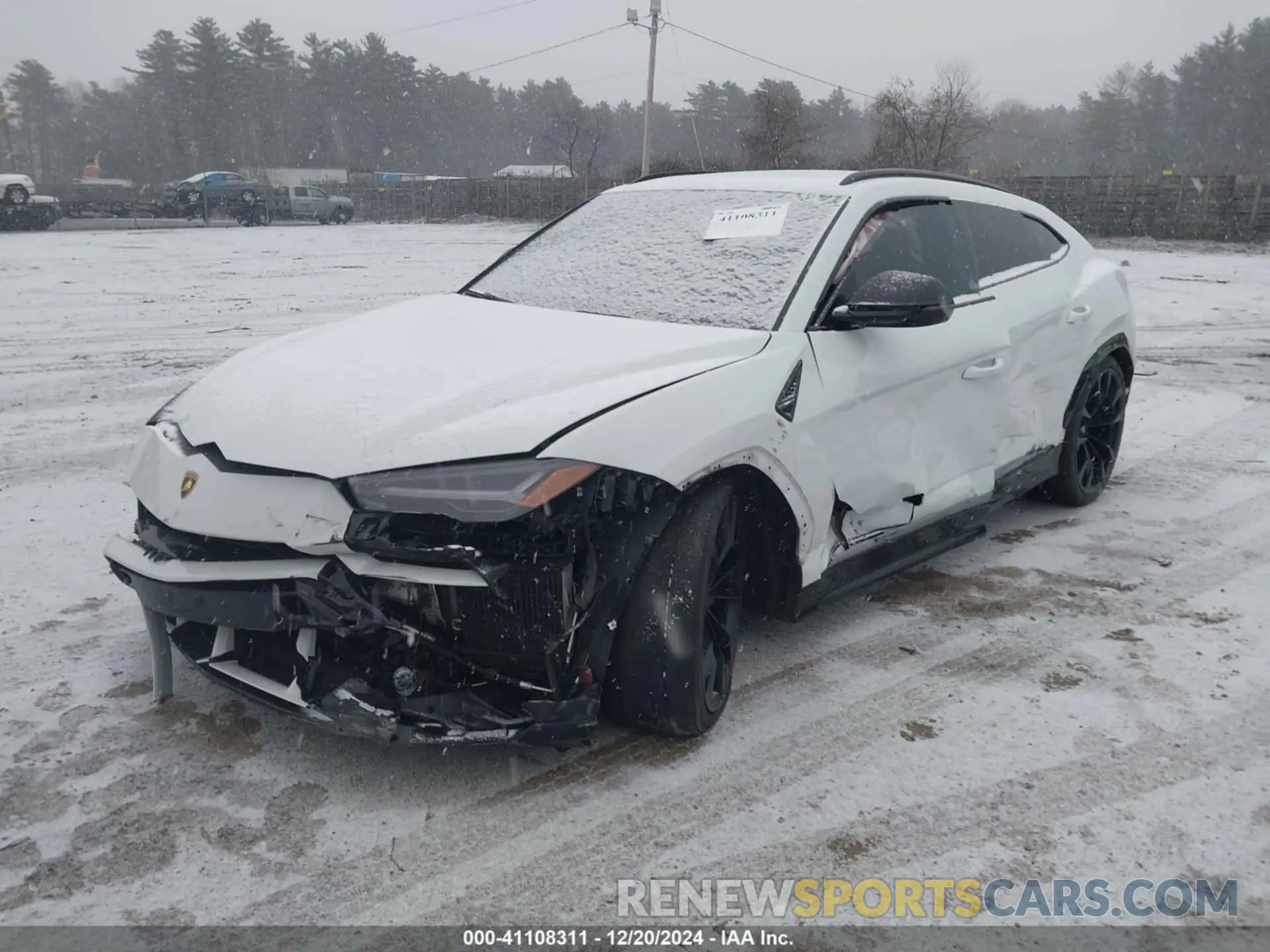 2 fotografías del automóvil dañado ZPBUA1ZL0KLA02164 LAMBORGHINI URUS 2019