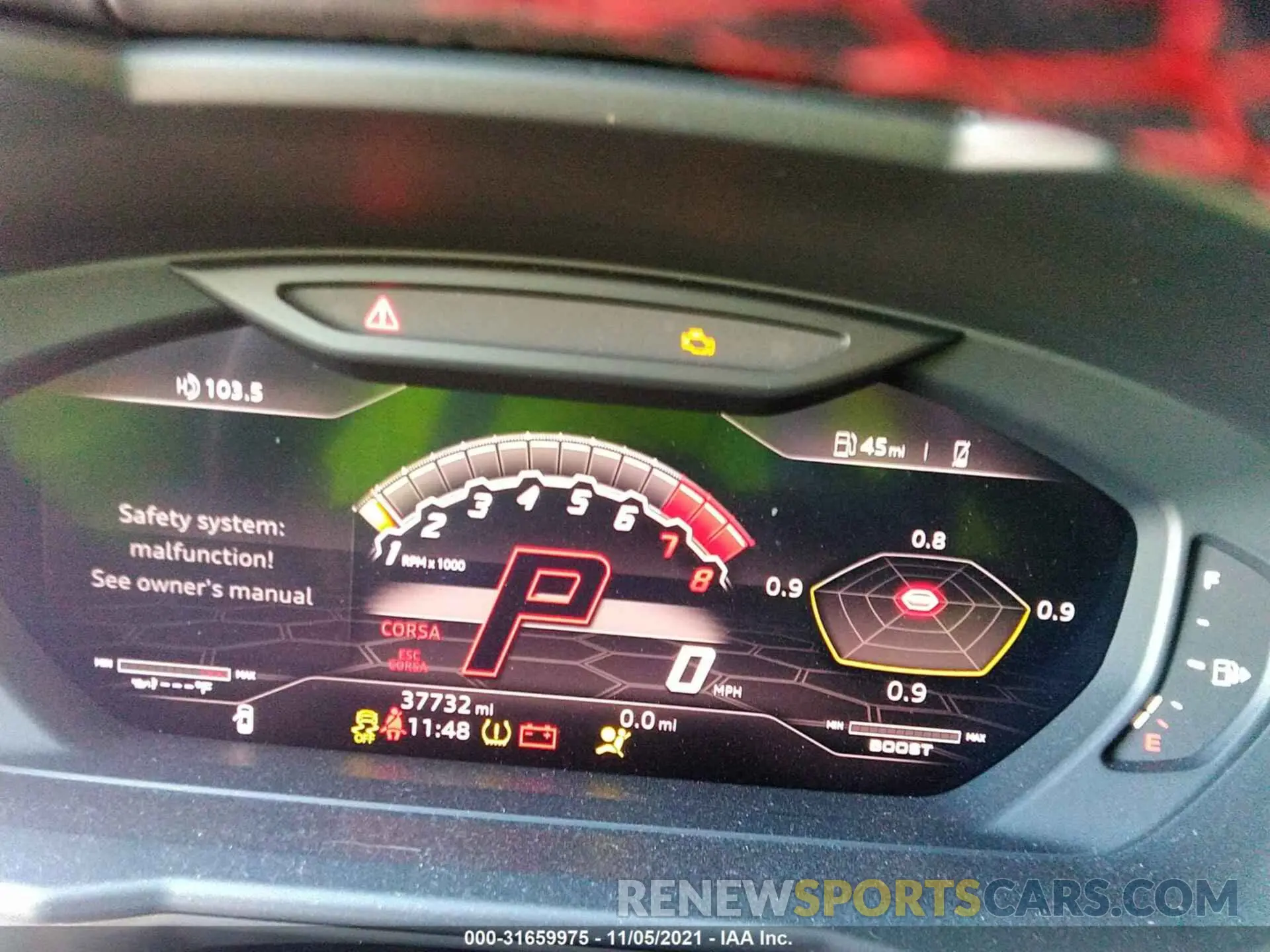 7 fotografías del automóvil dañado ZPBUA1ZL2KLA01842 LAMBORGHINI URUS 2019