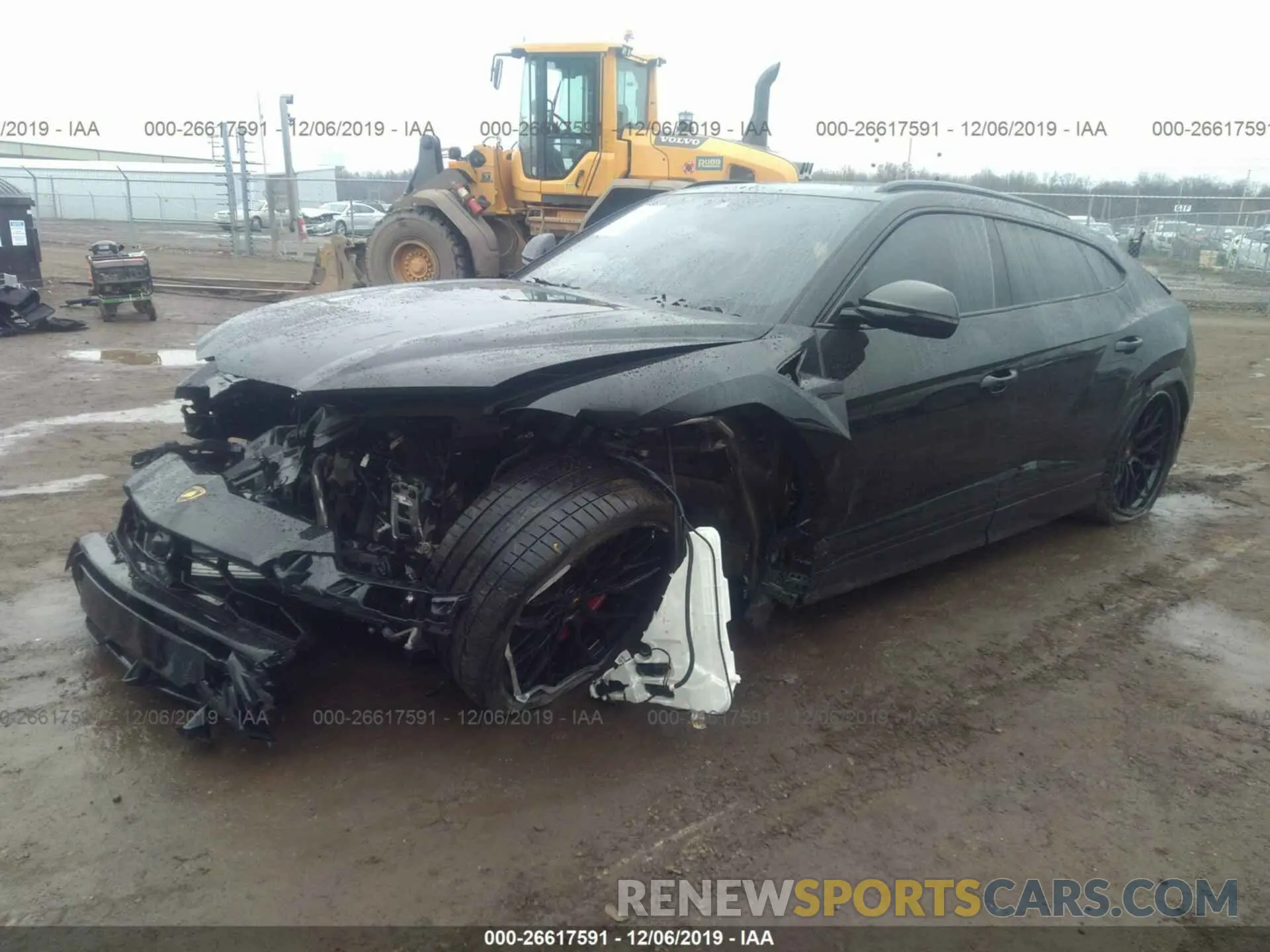 2 fotografías del automóvil dañado ZPBUA1ZL8KLA03370 LAMBORGHINI URUS 2019