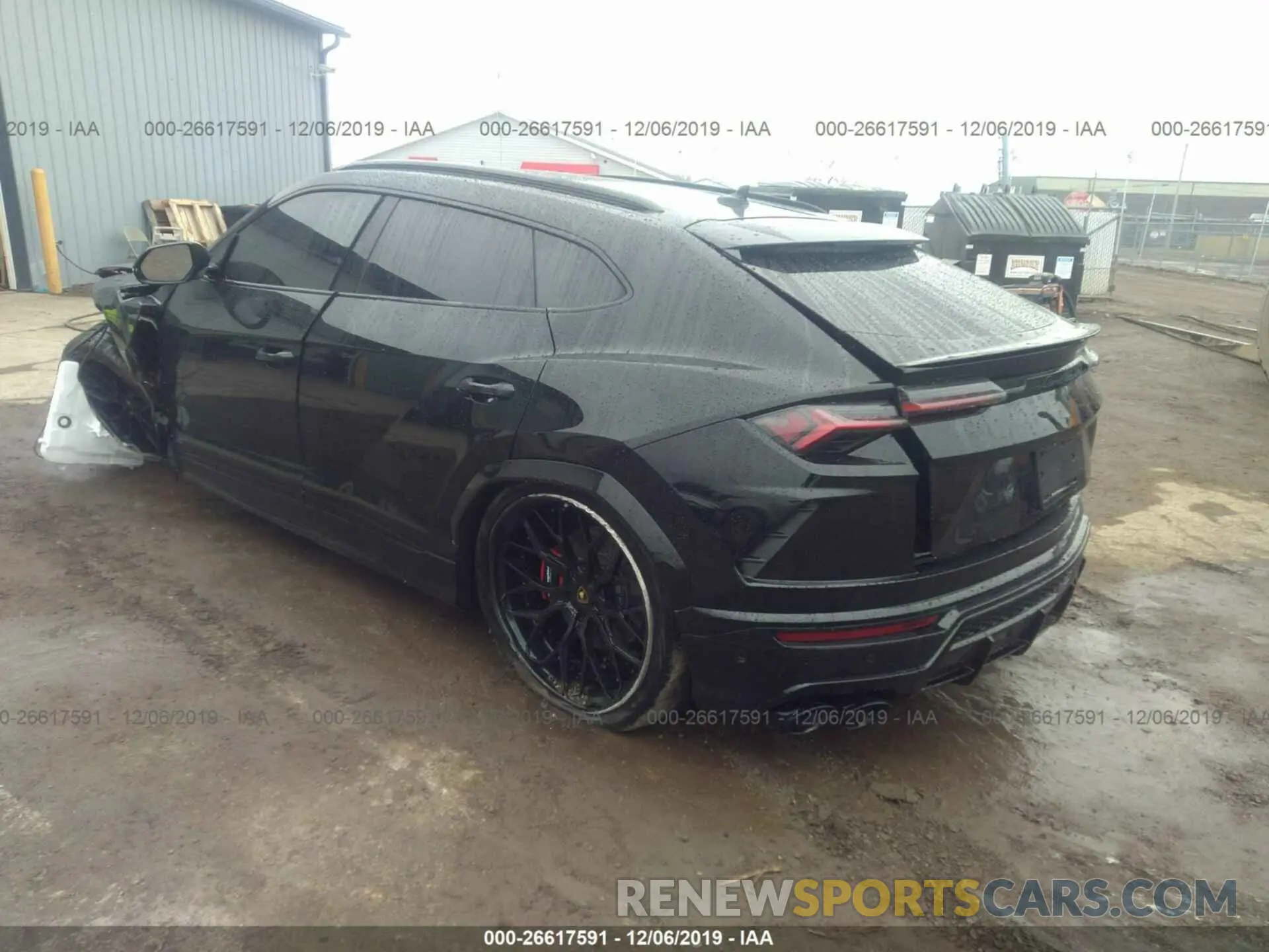 3 fotografías del automóvil dañado ZPBUA1ZL8KLA03370 LAMBORGHINI URUS 2019