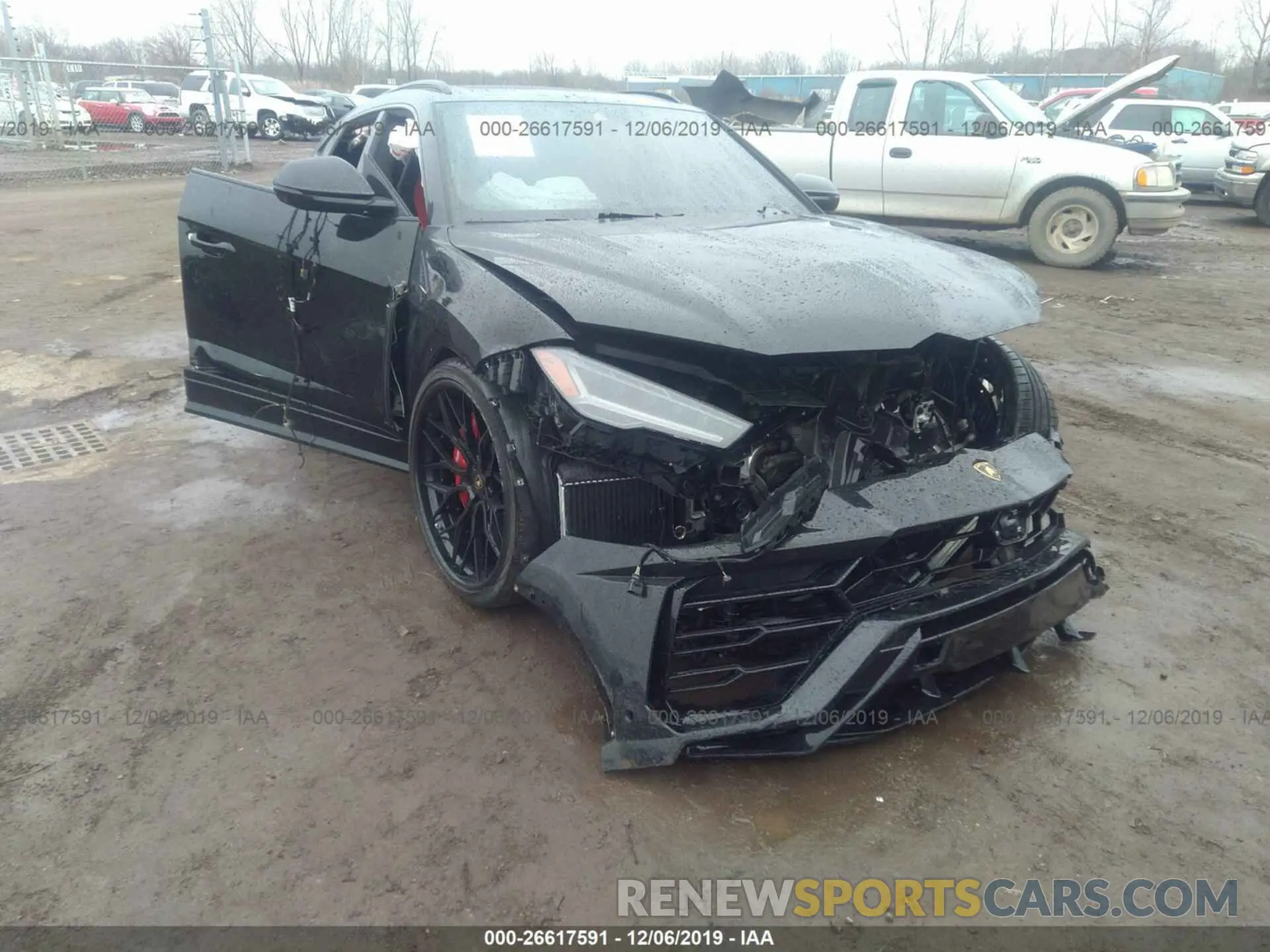 6 fotografías del automóvil dañado ZPBUA1ZL8KLA03370 LAMBORGHINI URUS 2019