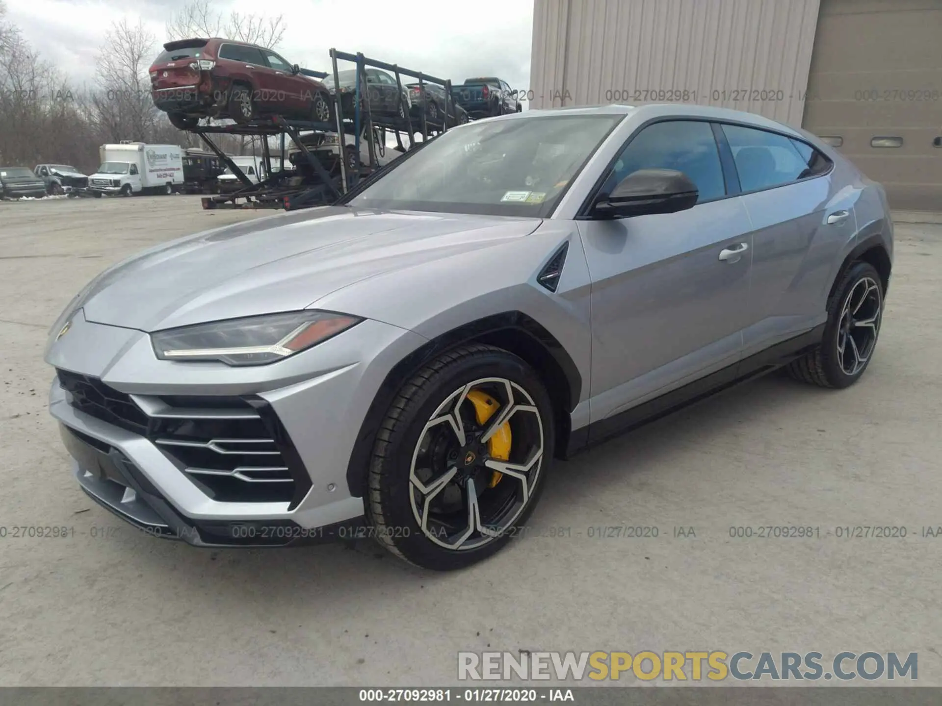2 fotografías del automóvil dañado ZPBUA1ZL9KLA02065 LAMBORGHINI URUS 2019