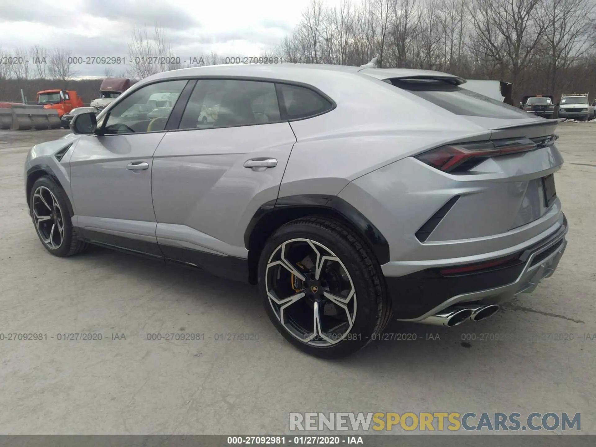 3 fotografías del automóvil dañado ZPBUA1ZL9KLA02065 LAMBORGHINI URUS 2019