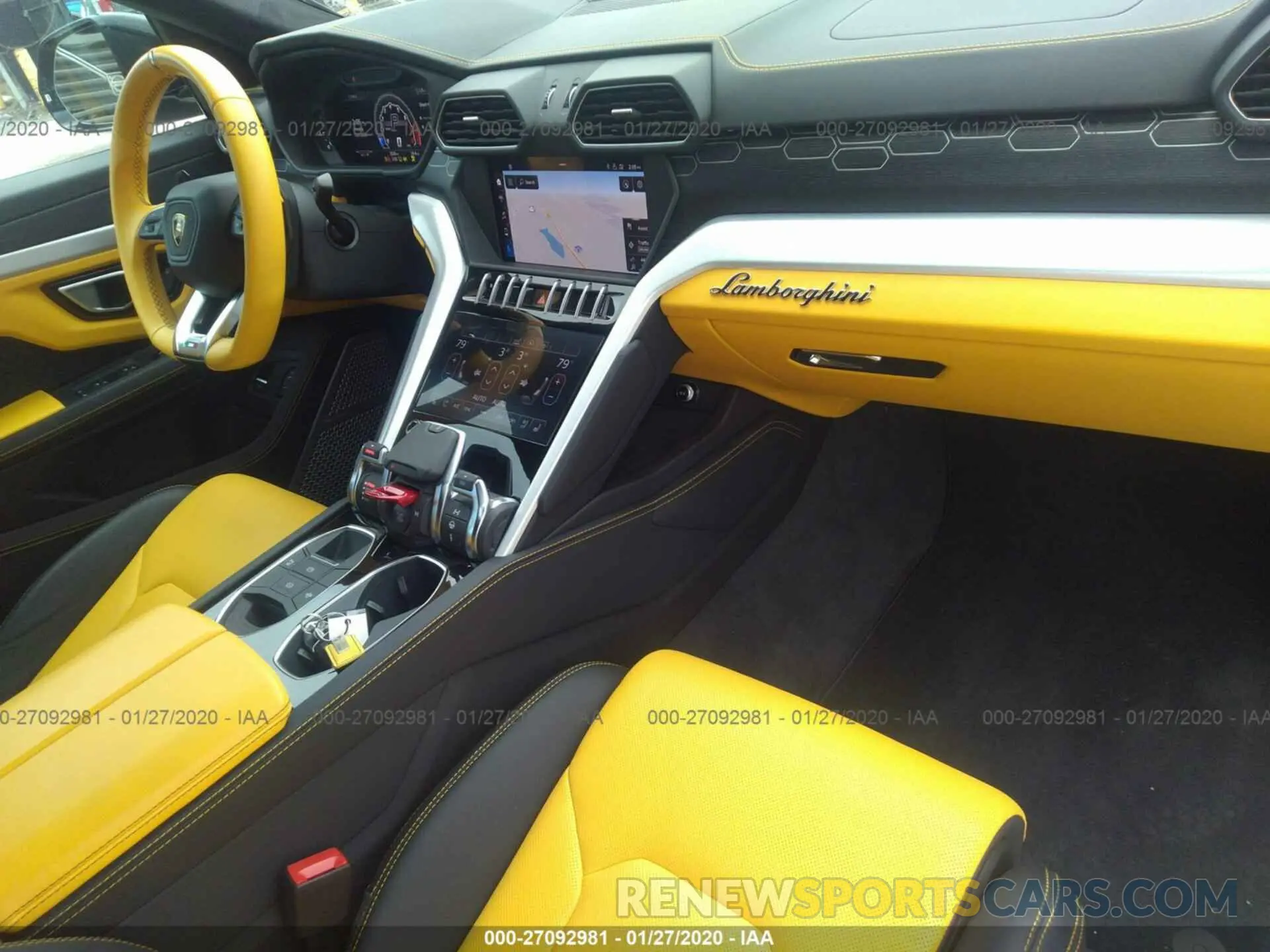 5 fotografías del automóvil dañado ZPBUA1ZL9KLA02065 LAMBORGHINI URUS 2019