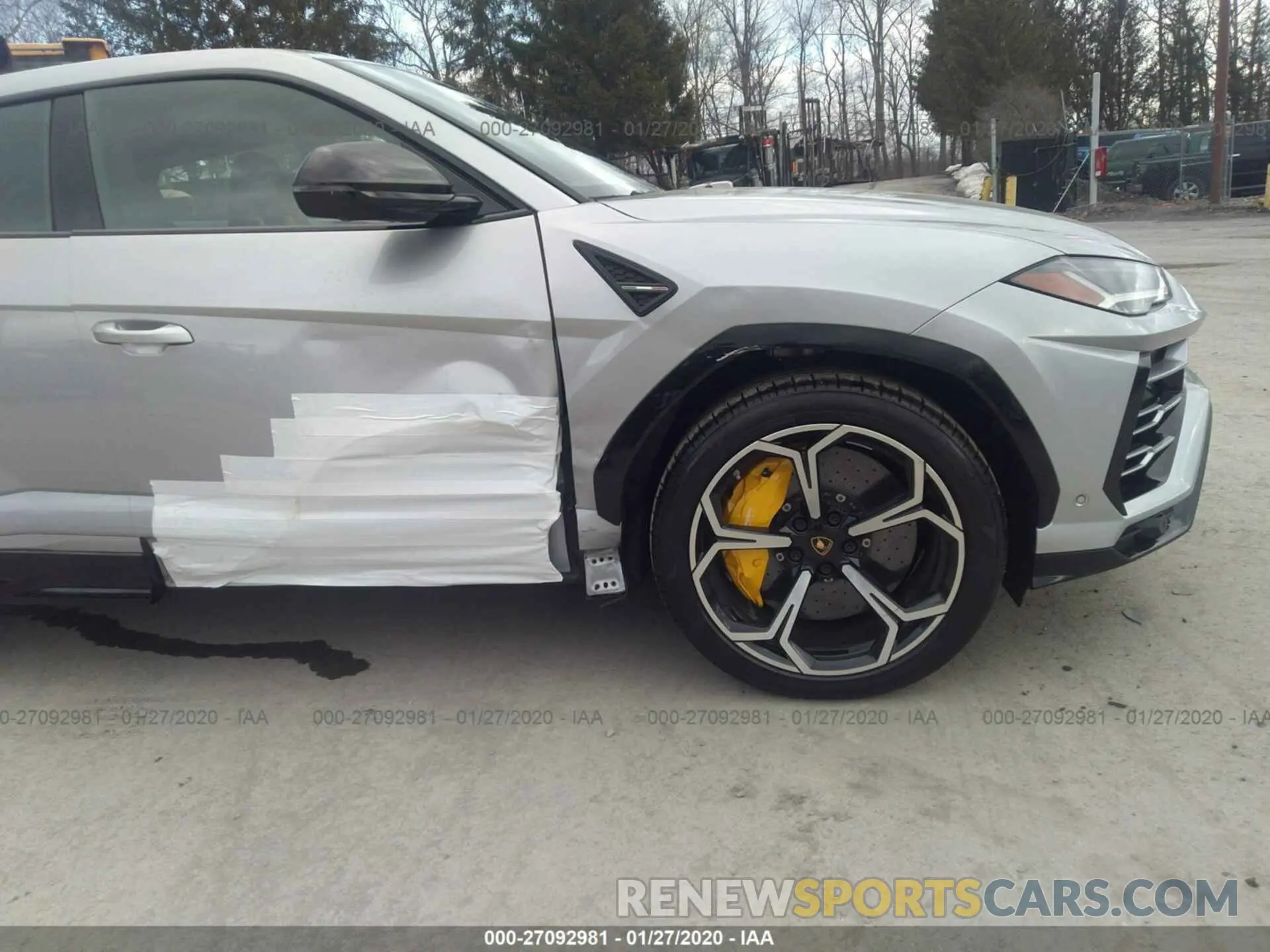 6 fotografías del automóvil dañado ZPBUA1ZL9KLA02065 LAMBORGHINI URUS 2019