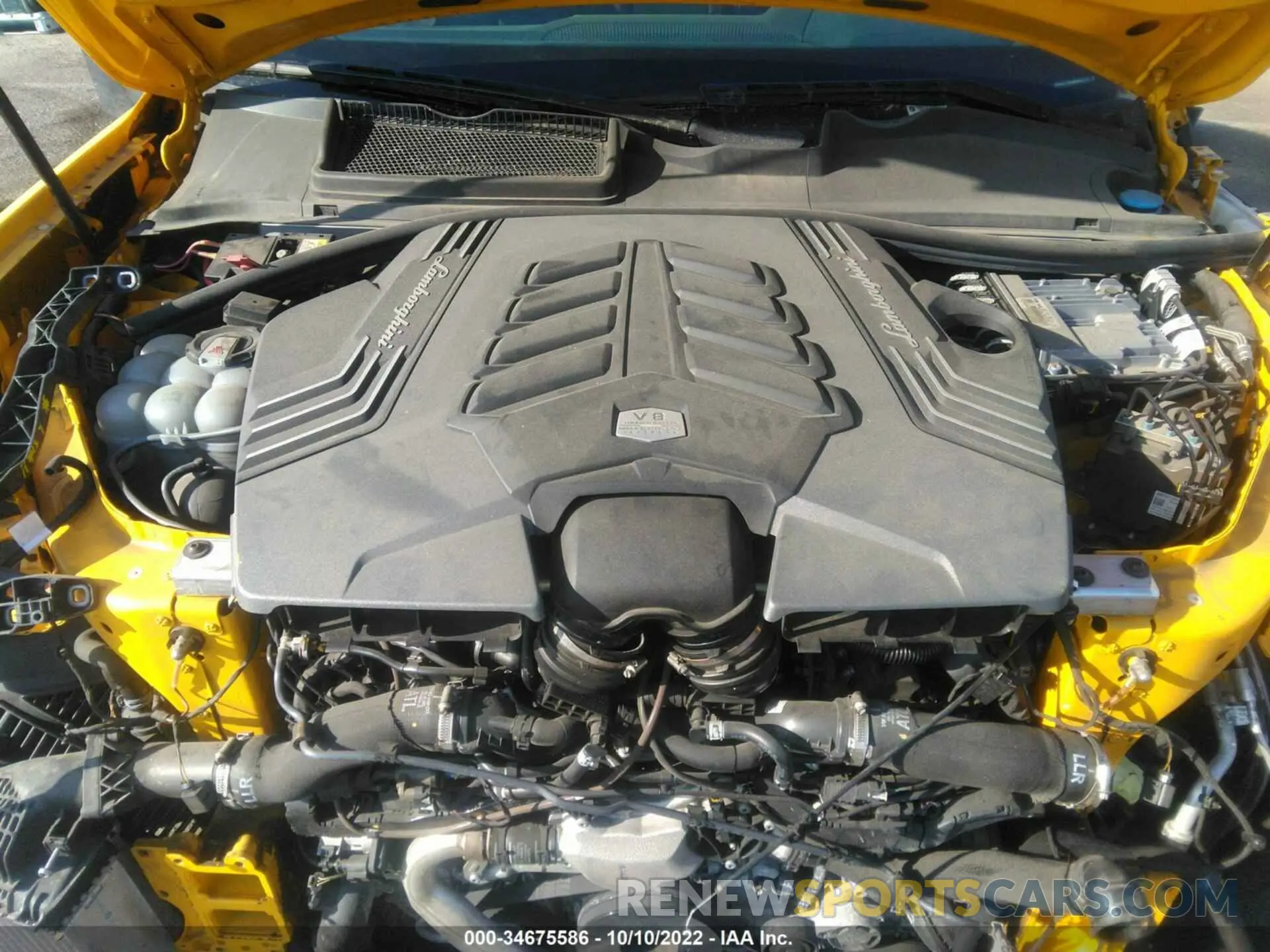 10 fotografías del automóvil dañado ZPBUA1ZLXKLA01121 LAMBORGHINI URUS 2019