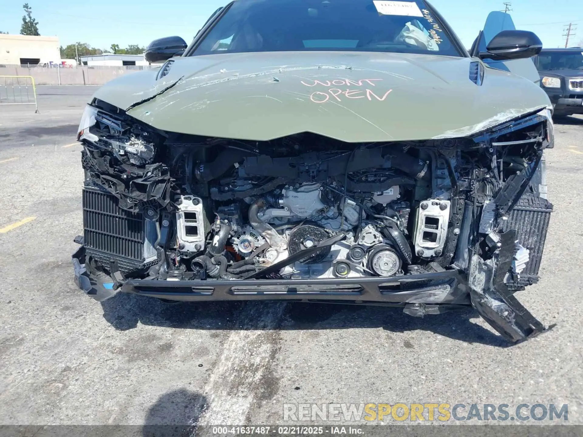6 fotografías del automóvil dañado ZPBUB3ZL9RLA30855 LAMBORGHINI URUS 2024