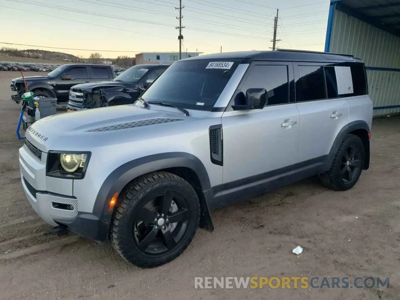1 fotografías del automóvil dañado SALE1EEU0L2007320 LAND ROVER DEFENDER 2020