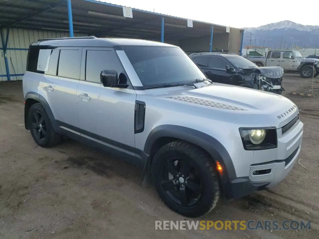4 fotografías del automóvil dañado SALE1EEU0L2007320 LAND ROVER DEFENDER 2020