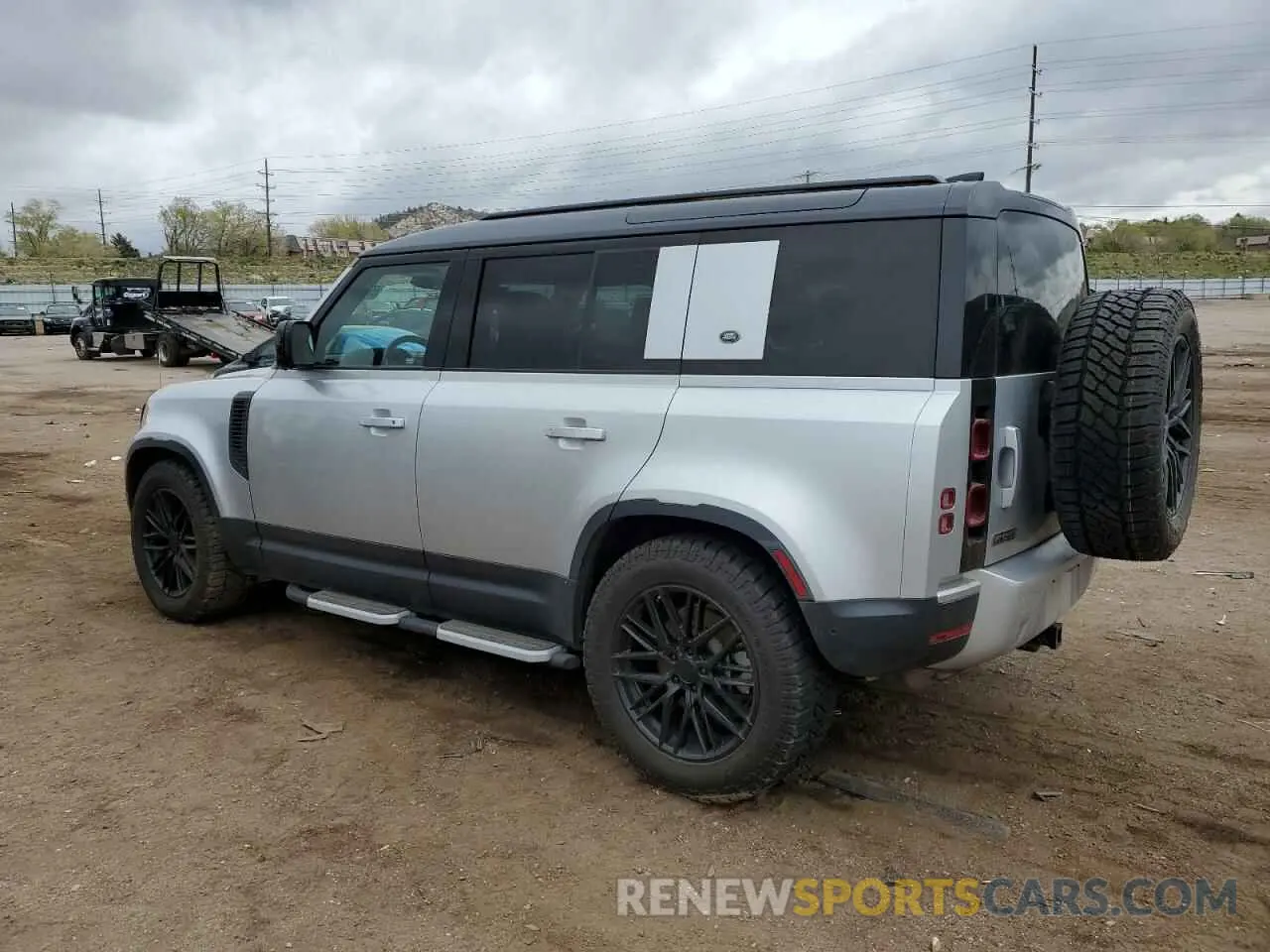 2 fotografías del automóvil dañado SALE1EEU9L2003444 LAND ROVER DEFENDER 2020