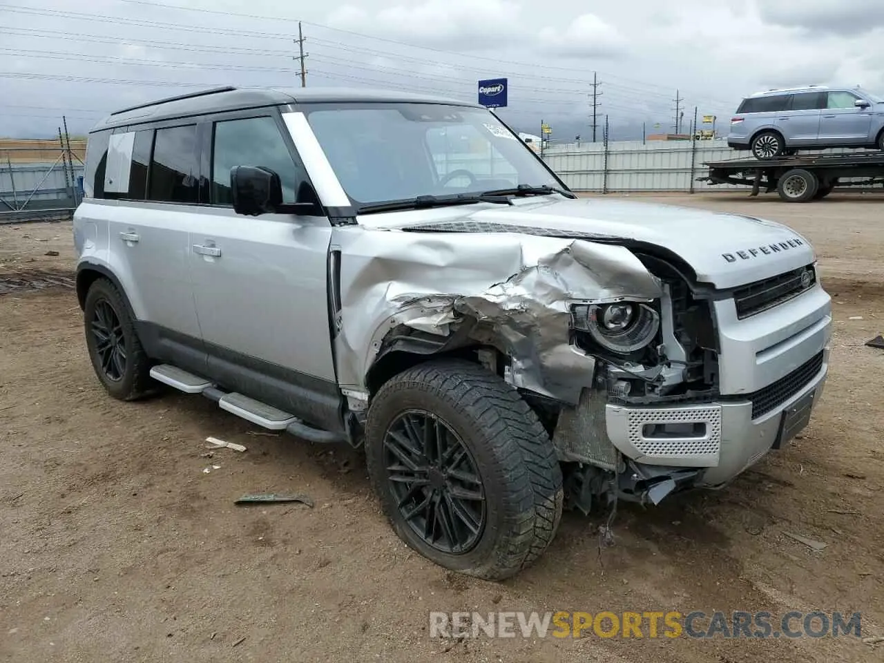 4 fotografías del automóvil dañado SALE1EEU9L2003444 LAND ROVER DEFENDER 2020