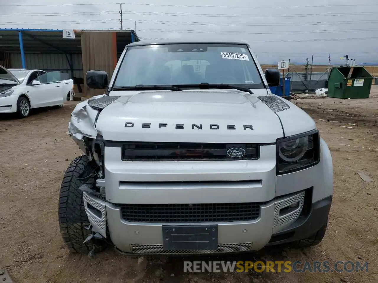 5 fotografías del automóvil dañado SALE1EEU9L2003444 LAND ROVER DEFENDER 2020