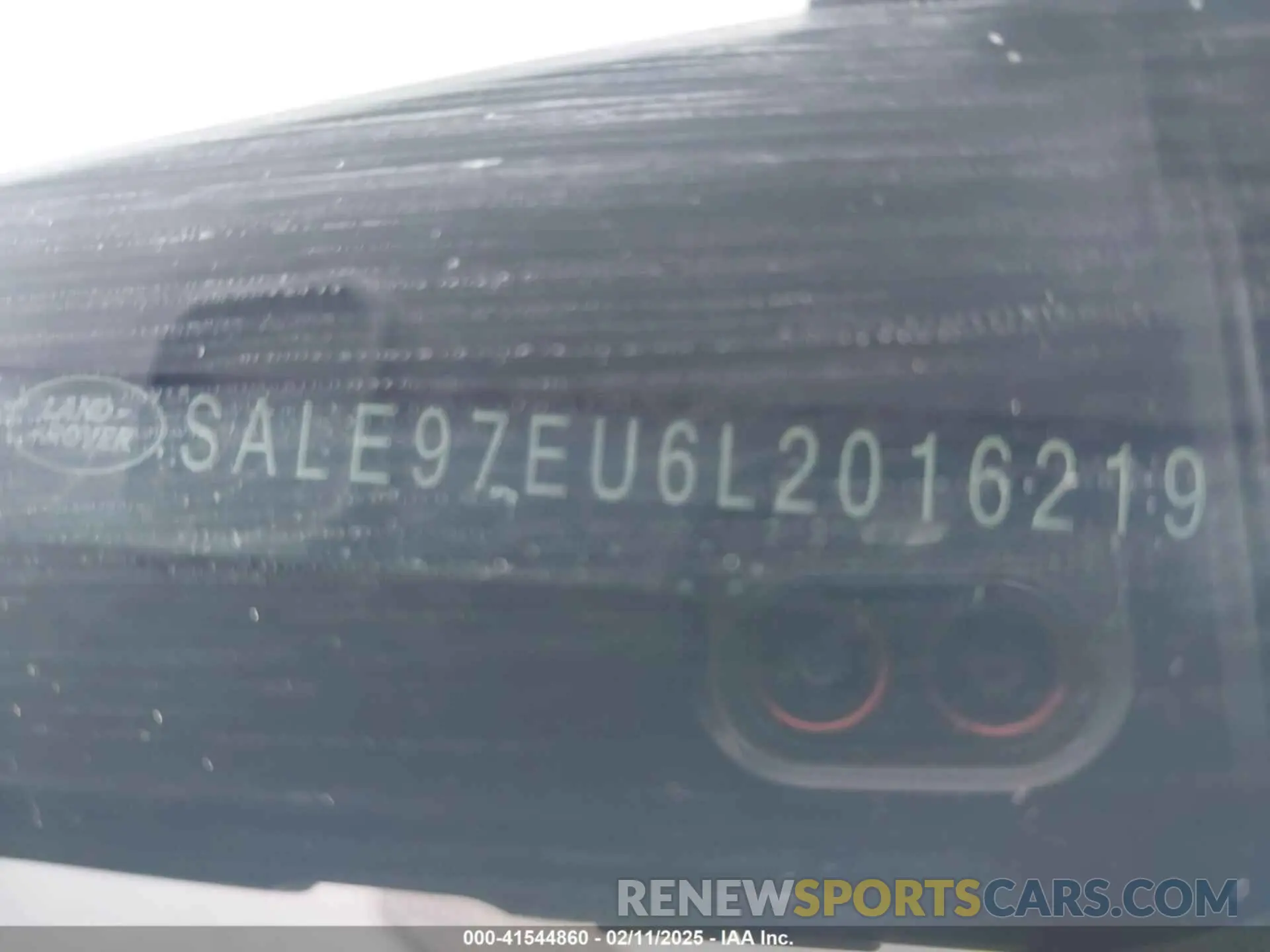 9 fotografías del automóvil dañado SALE97EU6L2016219 LAND ROVER DEFENDER 2020
