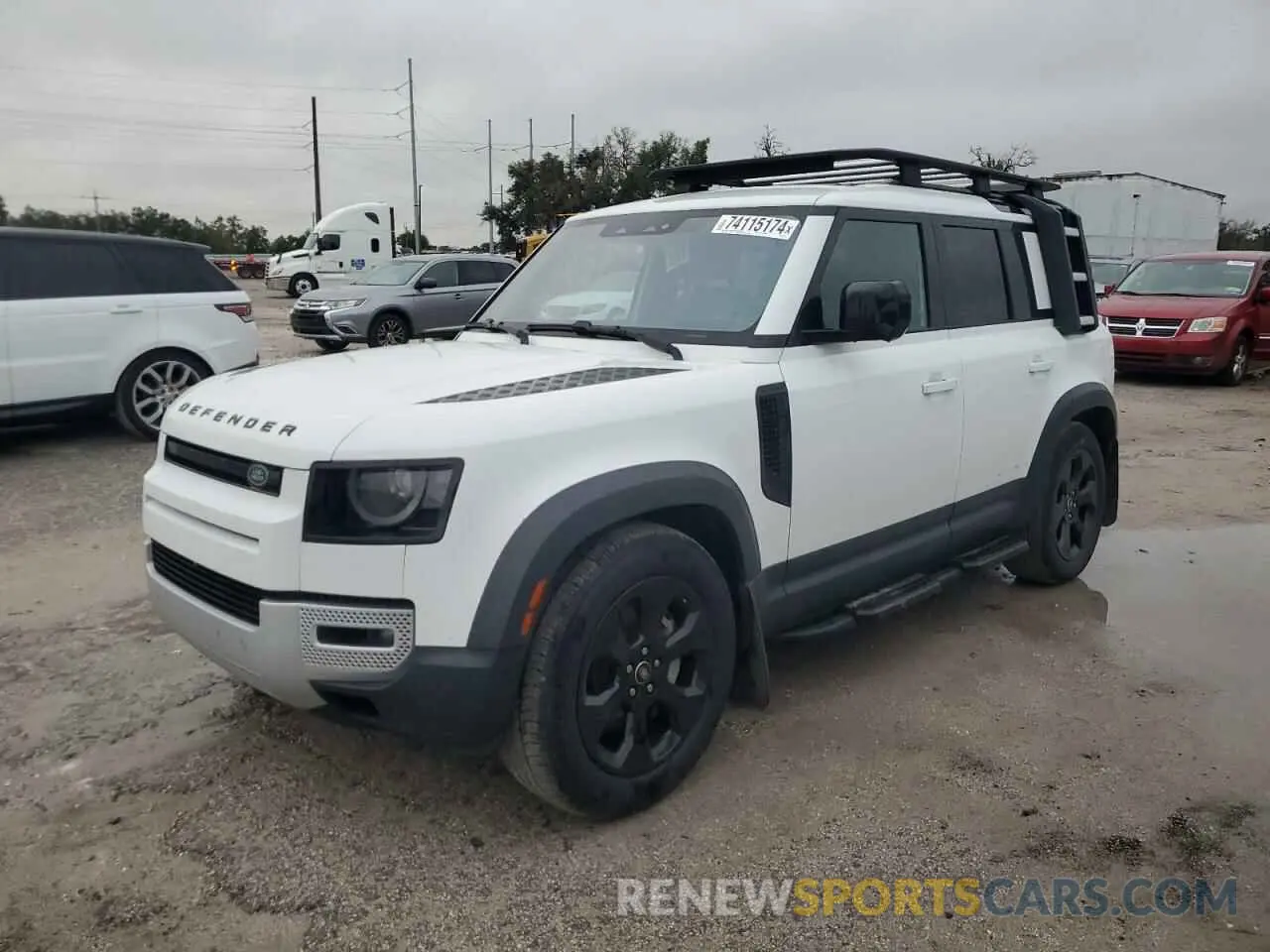 1 fotografías del automóvil dañado SALE9EEU9L2011312 LAND ROVER DEFENDER 2020