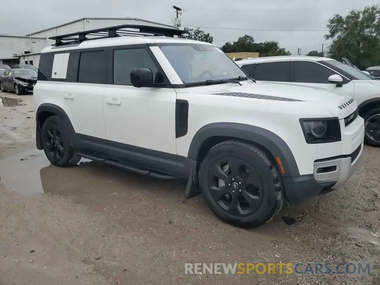 4 fotografías del automóvil dañado SALE9EEU9L2011312 LAND ROVER DEFENDER 2020