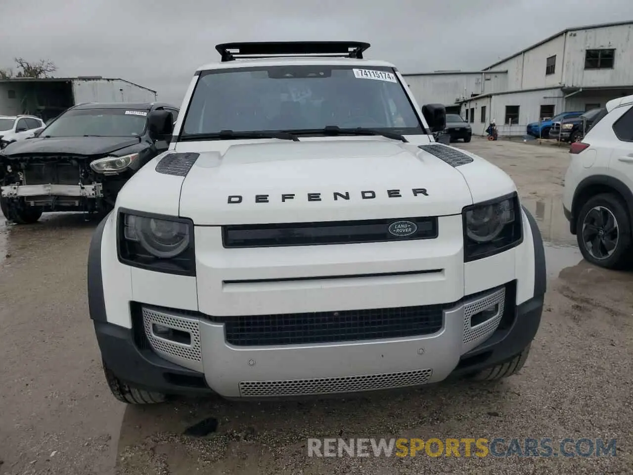 5 fotografías del automóvil dañado SALE9EEU9L2011312 LAND ROVER DEFENDER 2020