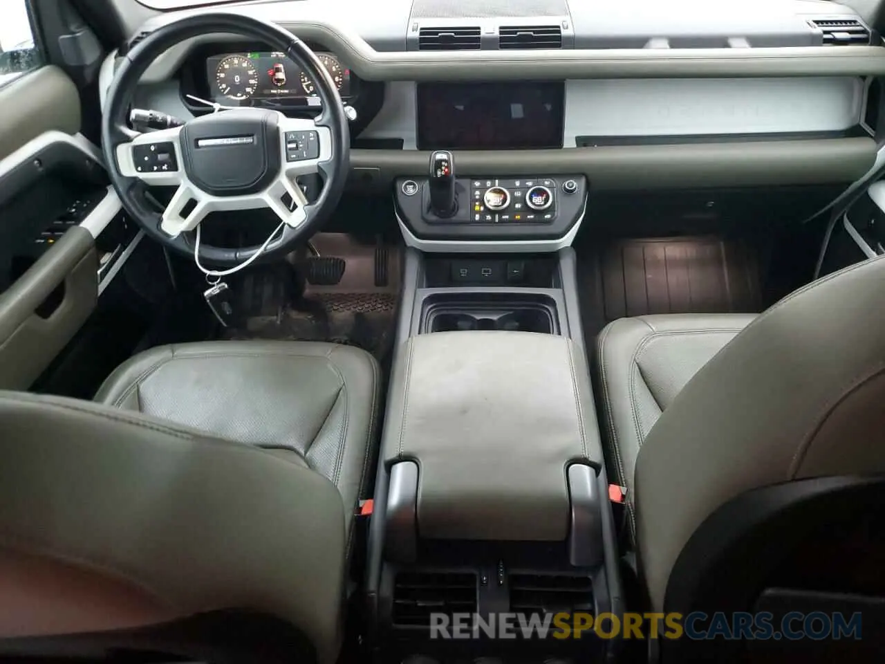8 fotografías del automóvil dañado SALE9EEU9L2011312 LAND ROVER DEFENDER 2020