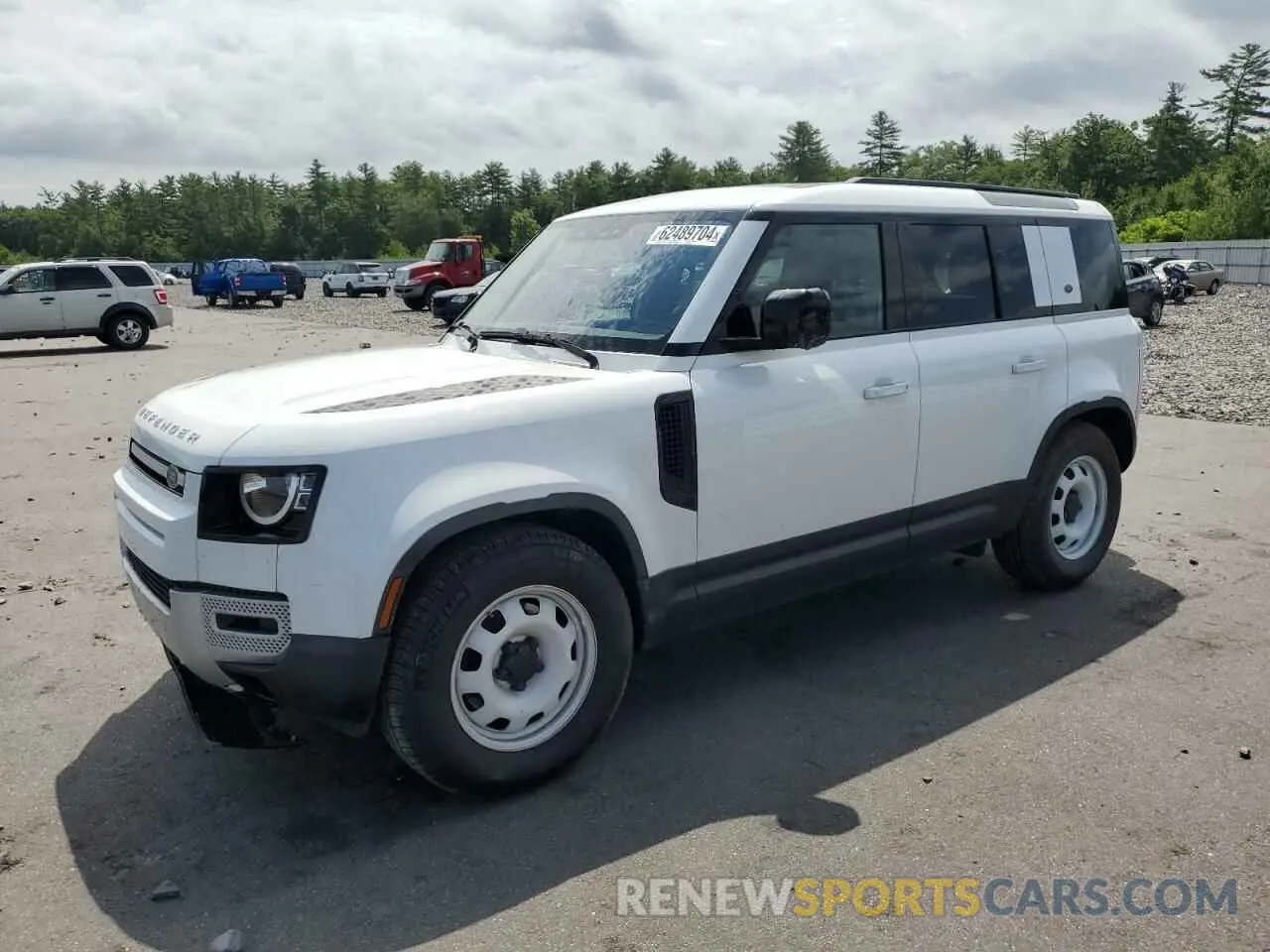 1 fotografías del automóvil dañado SALEK7EX0L2015484 LAND ROVER DEFENDER 2020