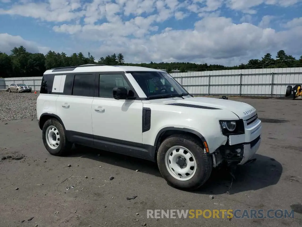 4 fotografías del automóvil dañado SALEK7EX0L2015484 LAND ROVER DEFENDER 2020