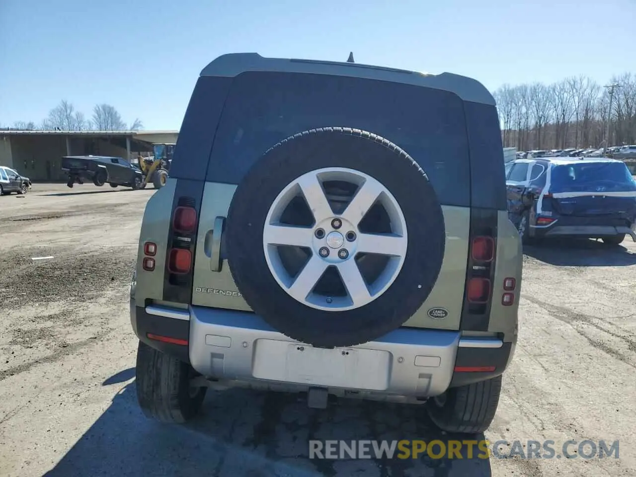 6 fotografías del automóvil dañado SALEK7EX1L2029555 LAND ROVER DEFENDER 2020