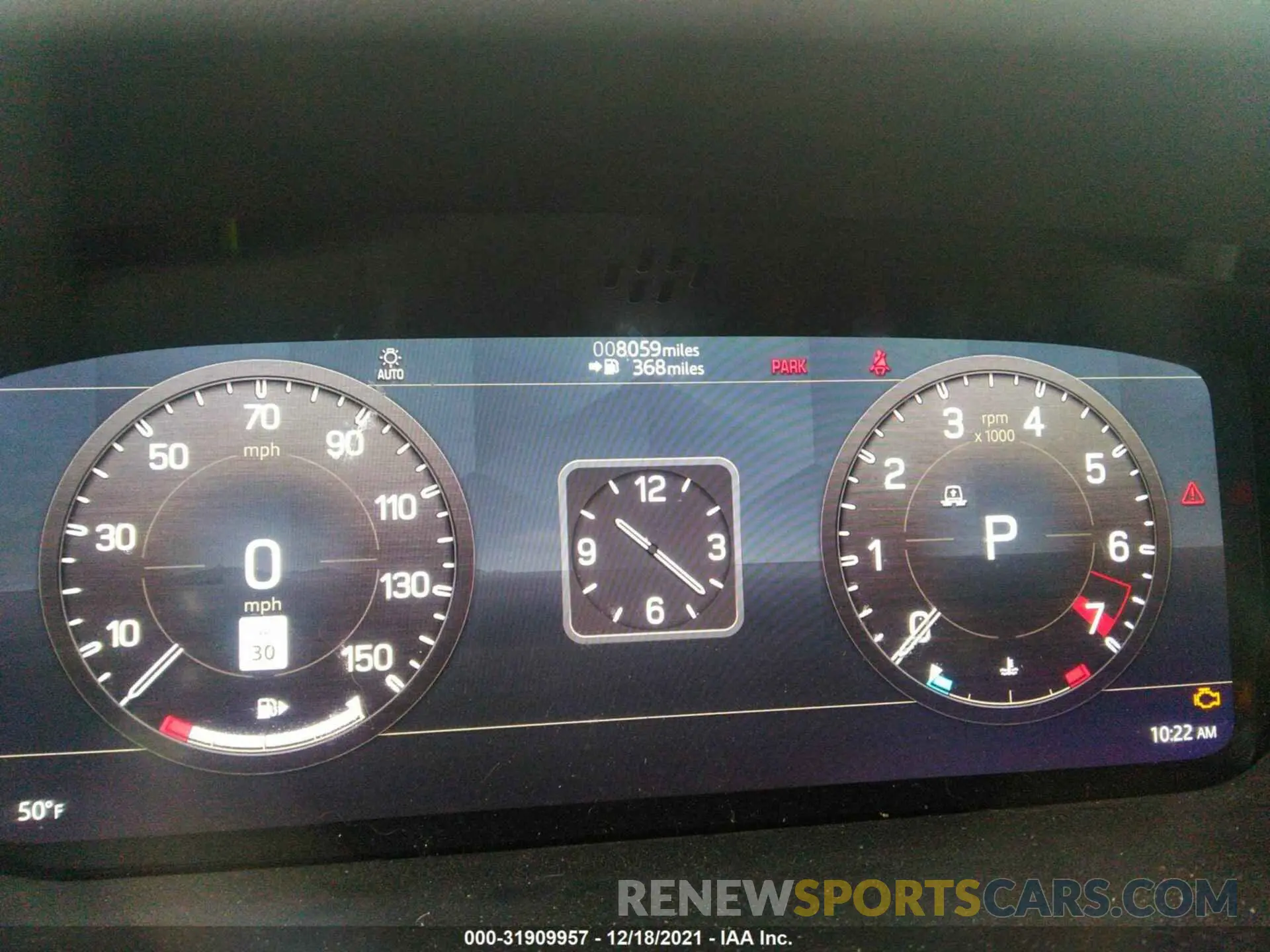 7 fotografías del automóvil dañado SALEP7EU4L2026849 LAND ROVER DEFENDER 2020