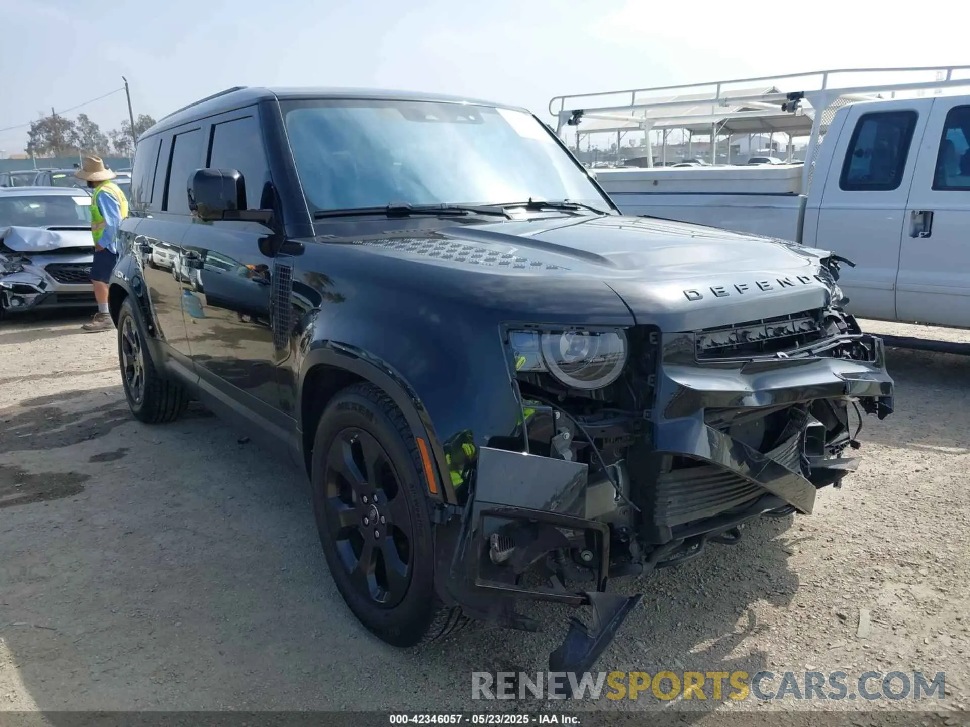 1 fotografías del automóvil dañado SALEP7EU7L2019989 LAND ROVER DEFENDER 2020